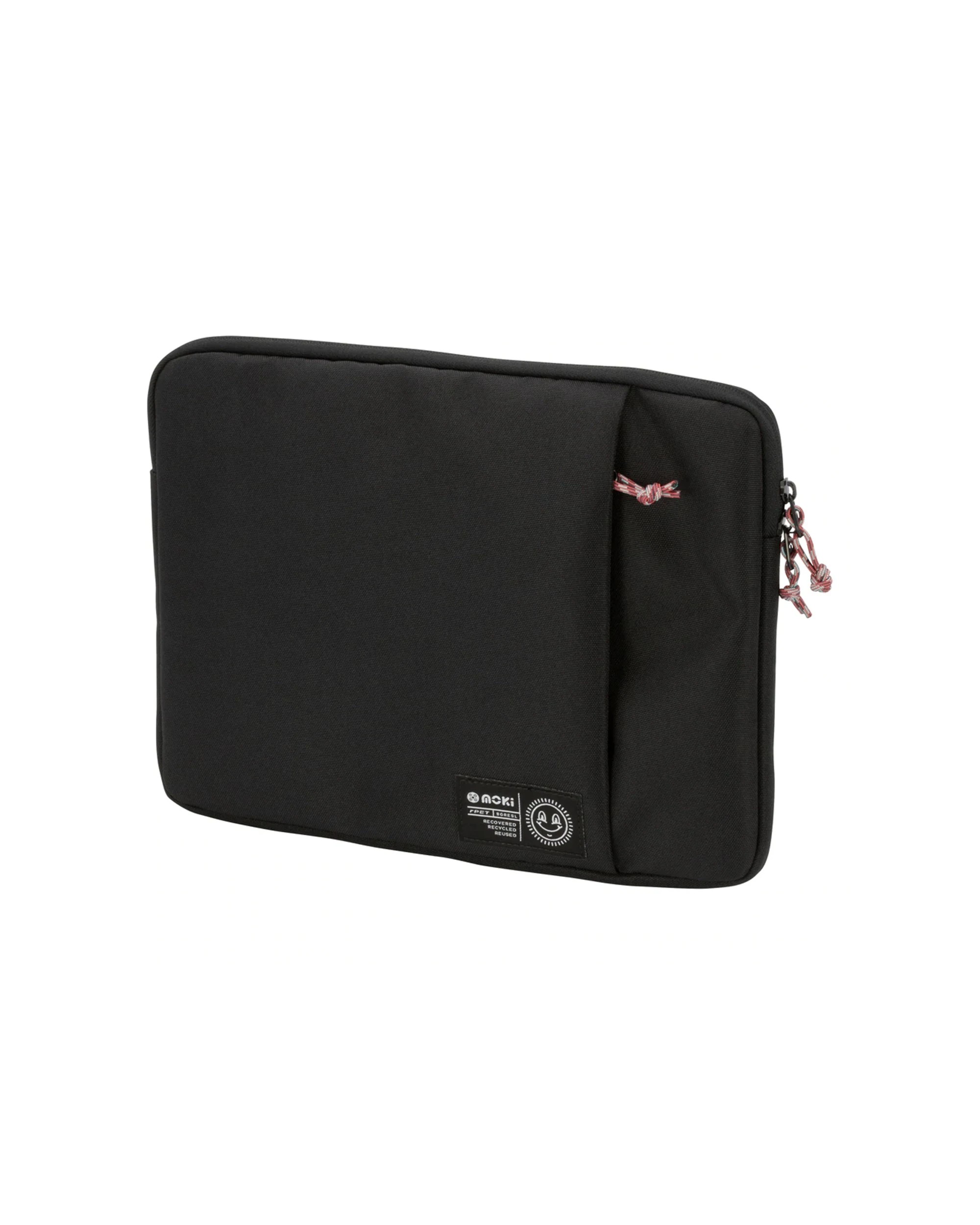 1 Moki rPET Series Laptop Sleeve 13in Laptop rPET Material 2 Compartments - Black, 1 of 6