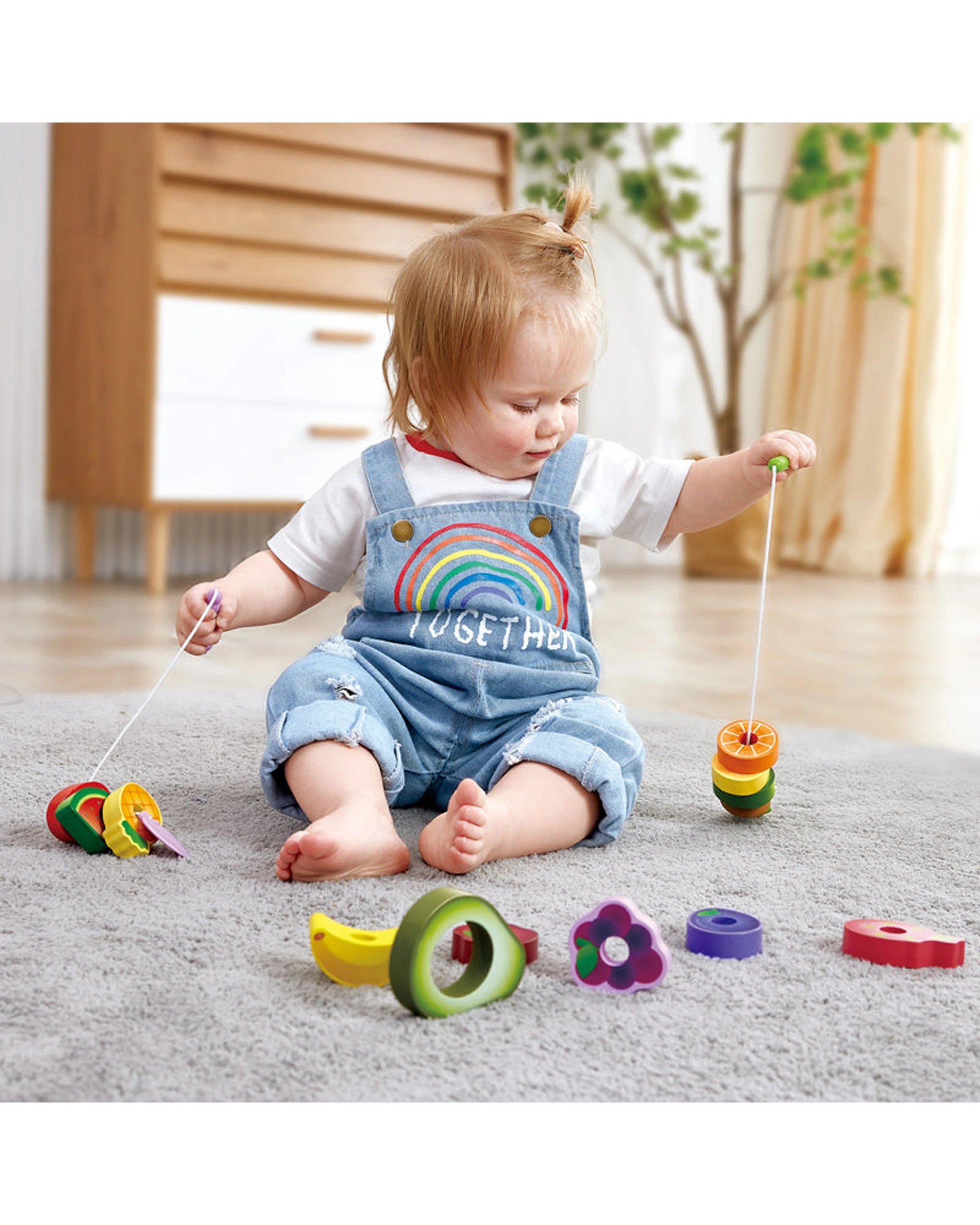 3 Hape Caterpillar Fruit Feast Set Kids Toddler Interactive Pretend Play Toy - Multi, 3 of 3