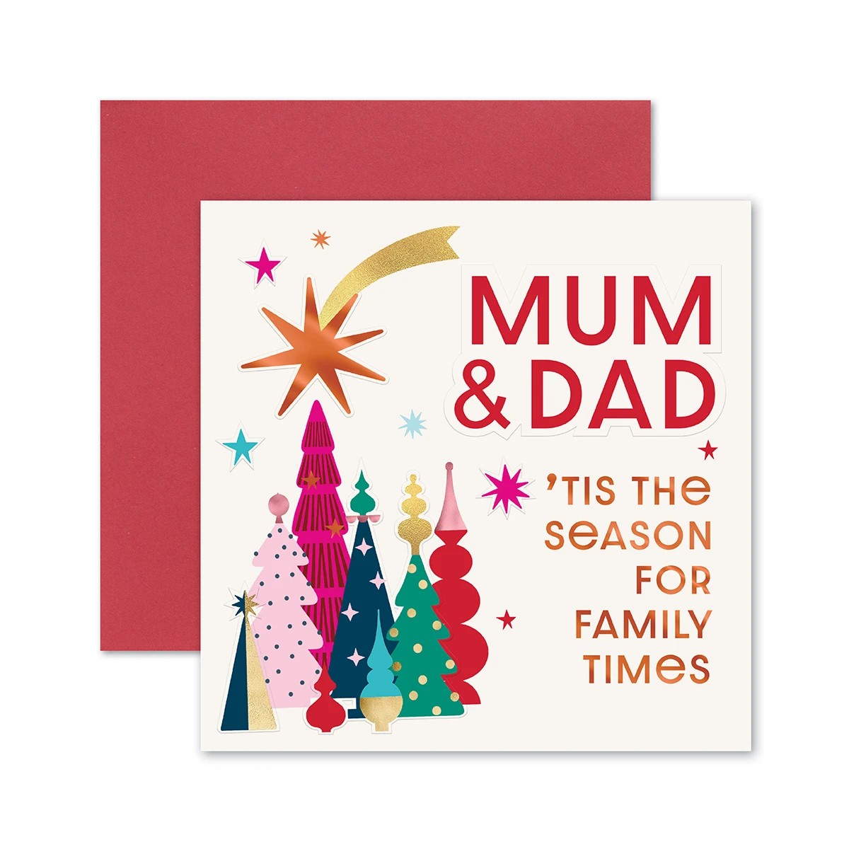 1 Hallmark Christmas Card - Mum & Dad, 1 of 3