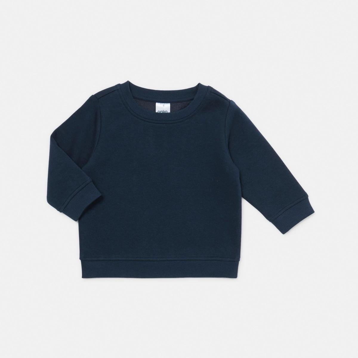 1 Everyday Sweatshirt Dress Navy, 1 of 3