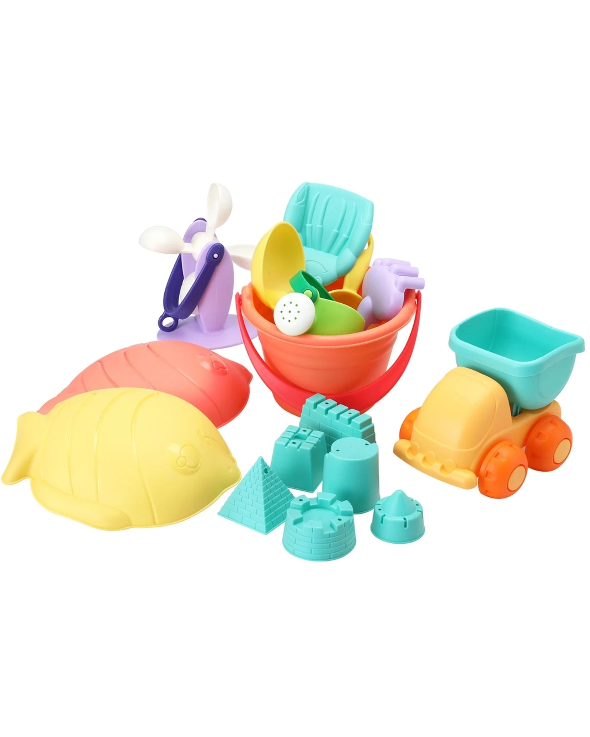 1 Keezi Kids Water Table Tool Kit Sand Truck Windmill Bucket Shovel Sandpit Toys
 - Multi, 1 of 3