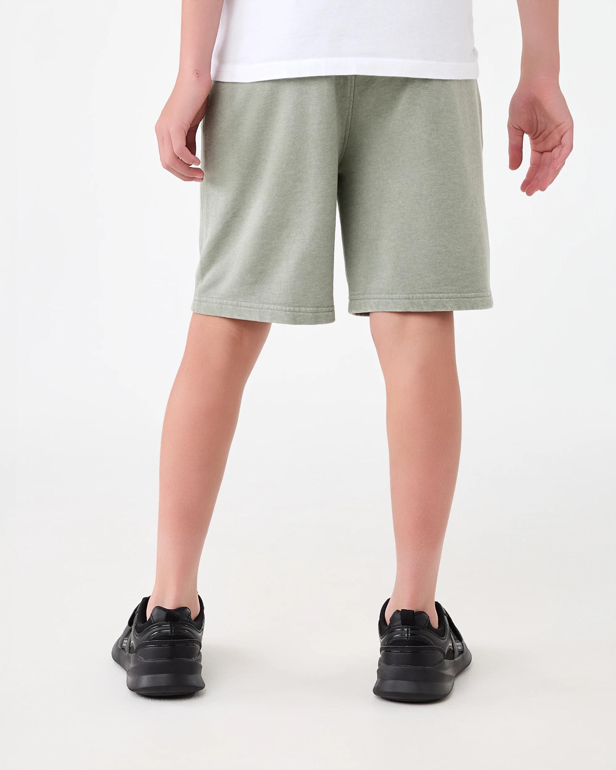 2 Washed Knit Shorts Mnr Khk, 2 of 6