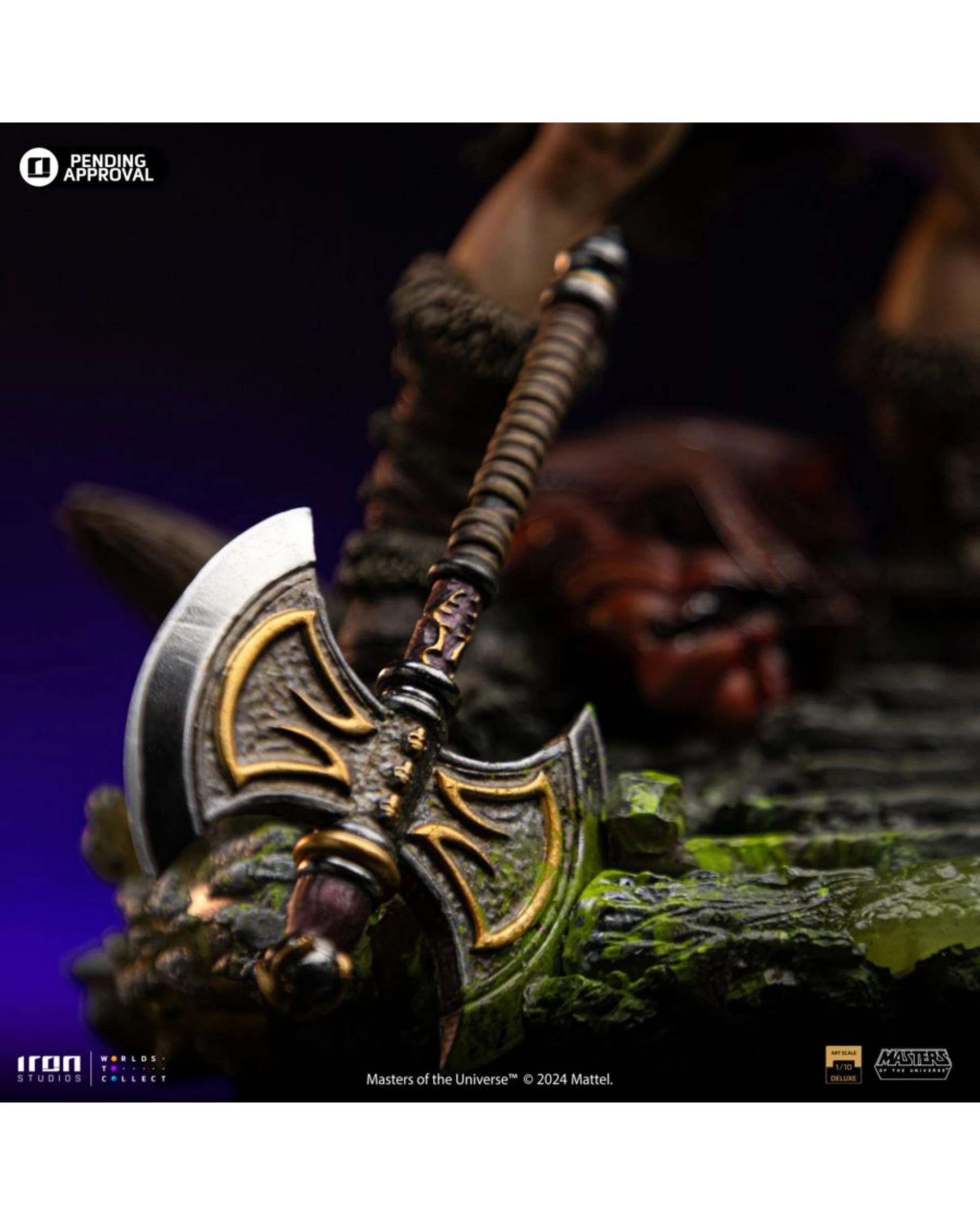 8 Iron Studios Masters of the Universe He-Man Unleashed Deluxe 1:10 Scale Statue, 8 of 10
