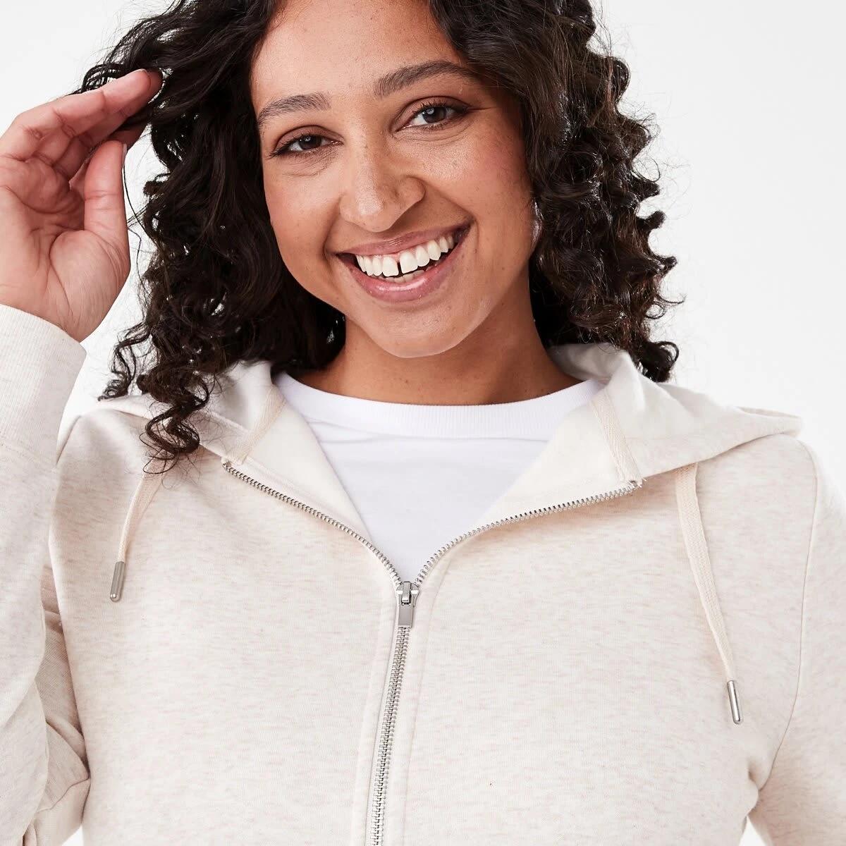 5 Long Sleeve Zip Through Hoodie Soft Bge, 5 of 7