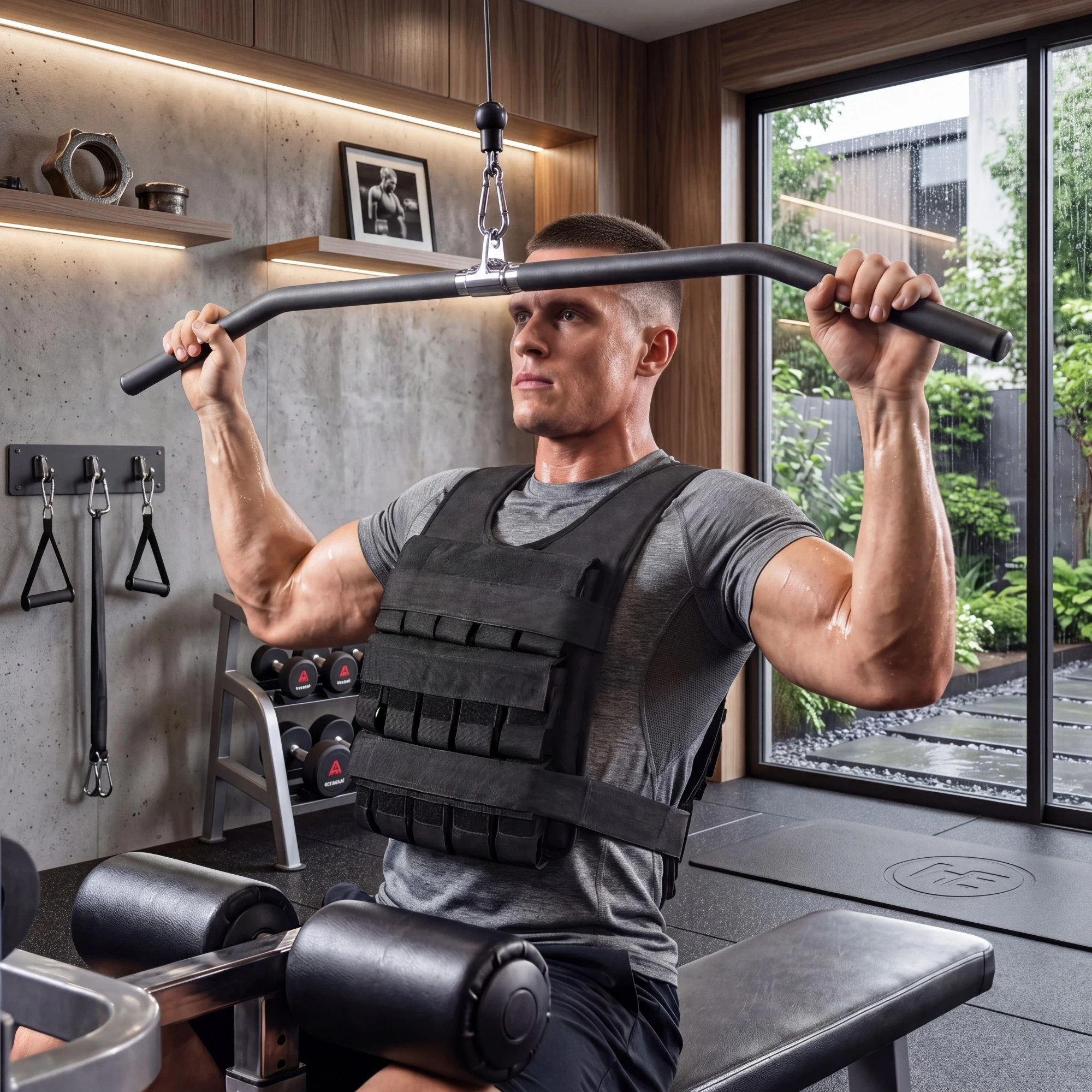 4 Costway 20Kg Adjustable Weighted Vest Men Women Fitness Strength Training Gym Exercise, 4 of 4