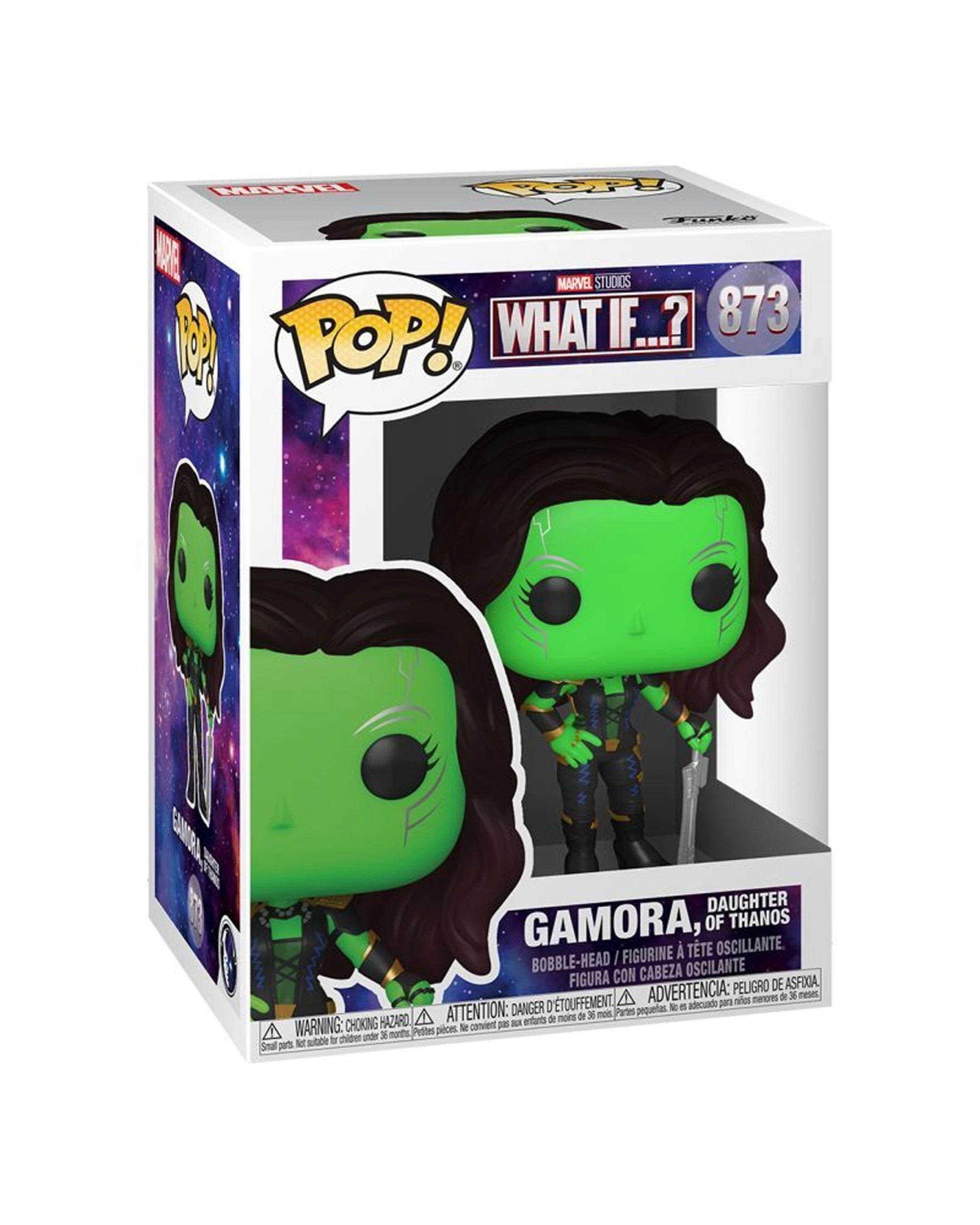 2 Pop Vinyl Figurine What If - Gamora Daughter Of Thanos 10cm Vinyl Figure - Multi, 2 of 3