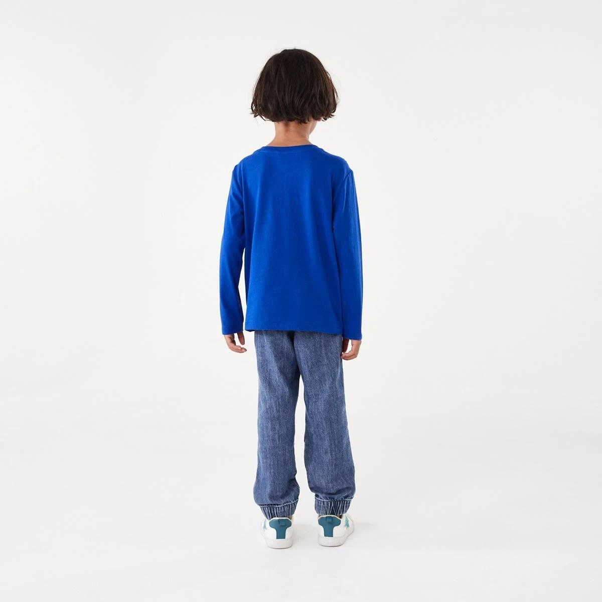 5 Long Sleeve Print T-shirt Blu Soccer, 5 of 7