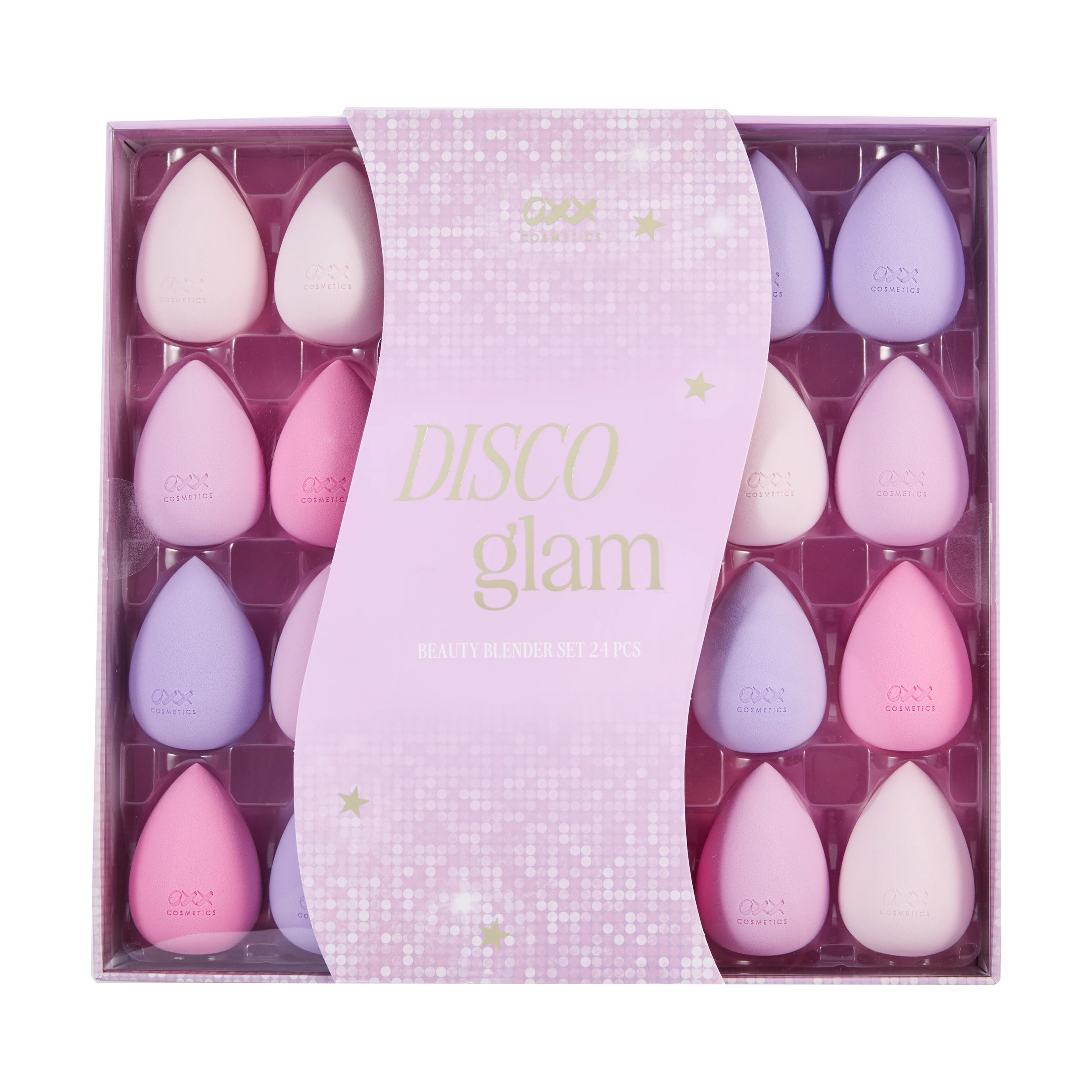 1 OXX Cosmetics 24 Piece Disco Glam Beauty Blenders Set, 1 of 6