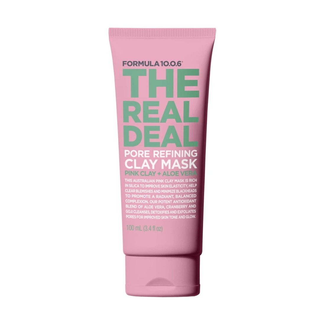 1 Formula 10.0.6 The Real Deal Pore Refining Clay Mask 100ml - Pink Clay and Aloe Vera, 1 of 1