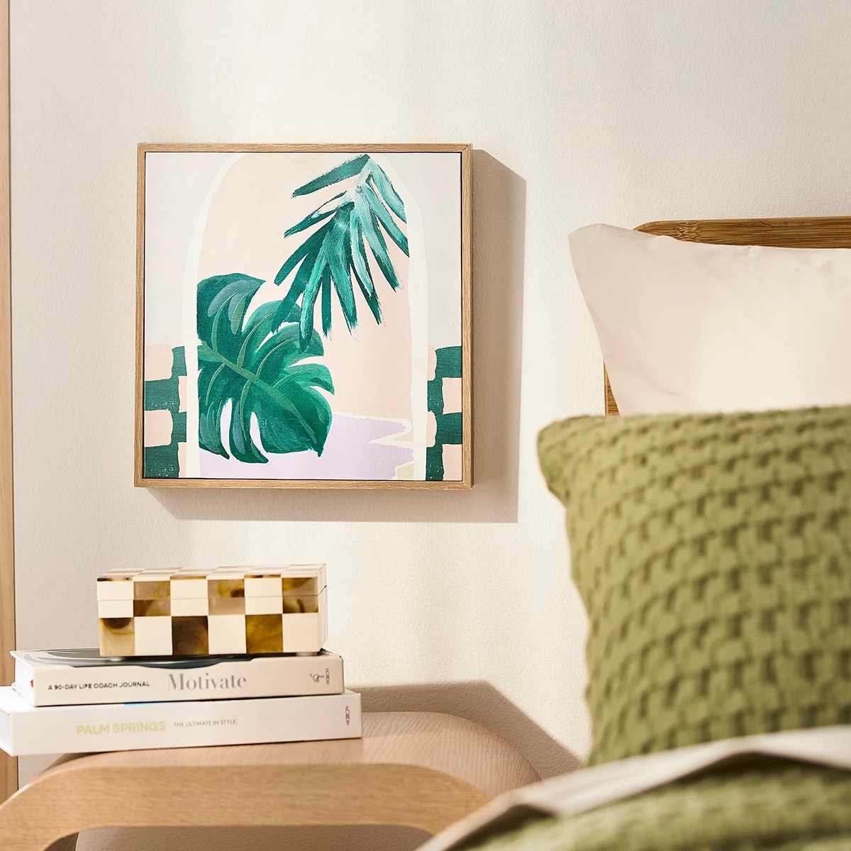 6 Tropical Palm Framed Canvas, 6 of 8