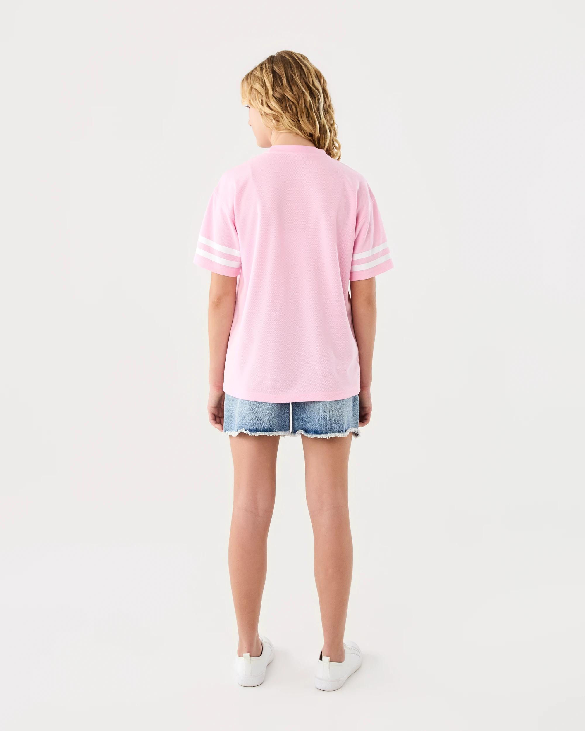 8 Champion Kids Mesh T-shirt Rose Pink, 8 of 8