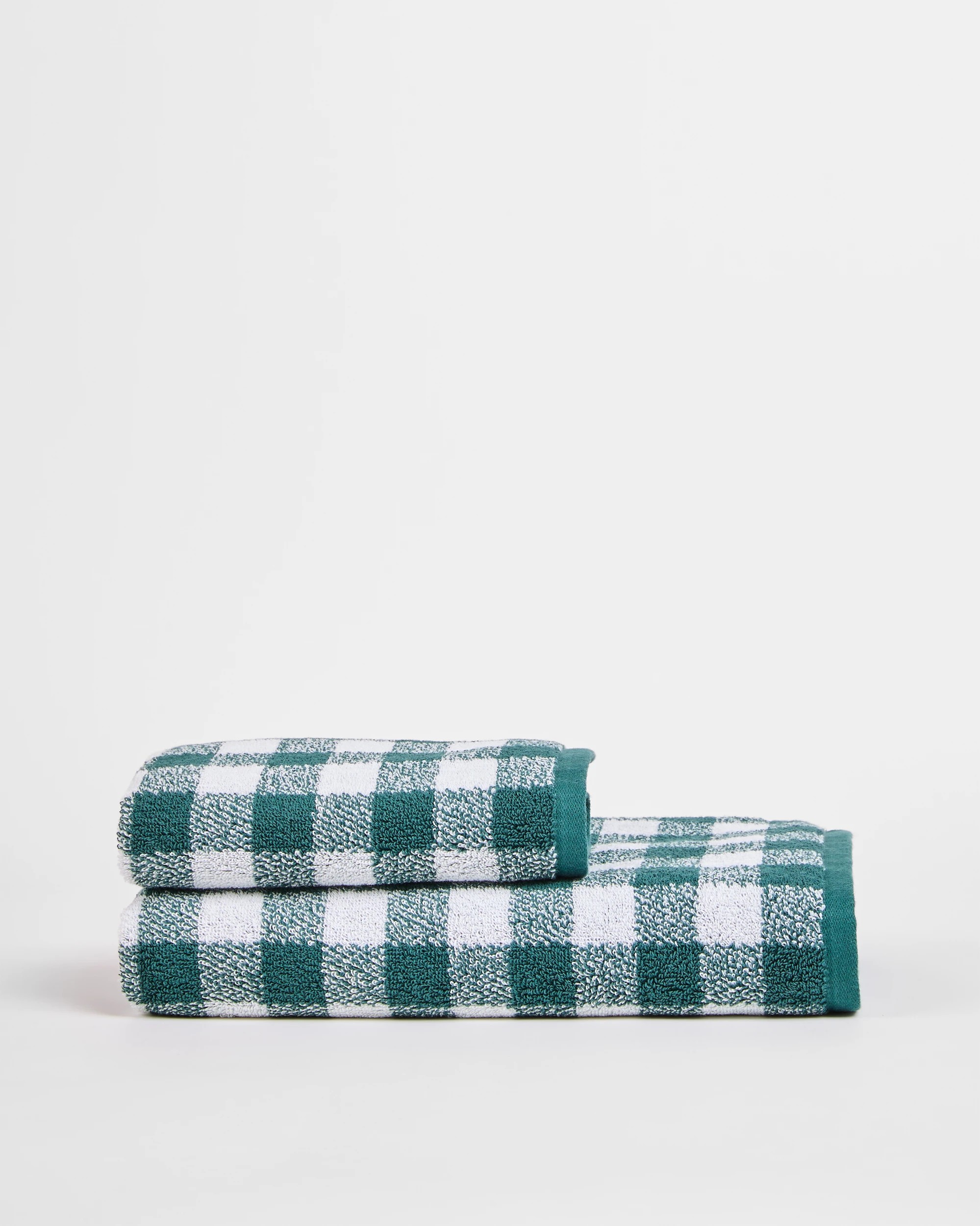 3 Target Georgie Aus Cotton Gingham Bath Towel
 - Green, 3 of 3
