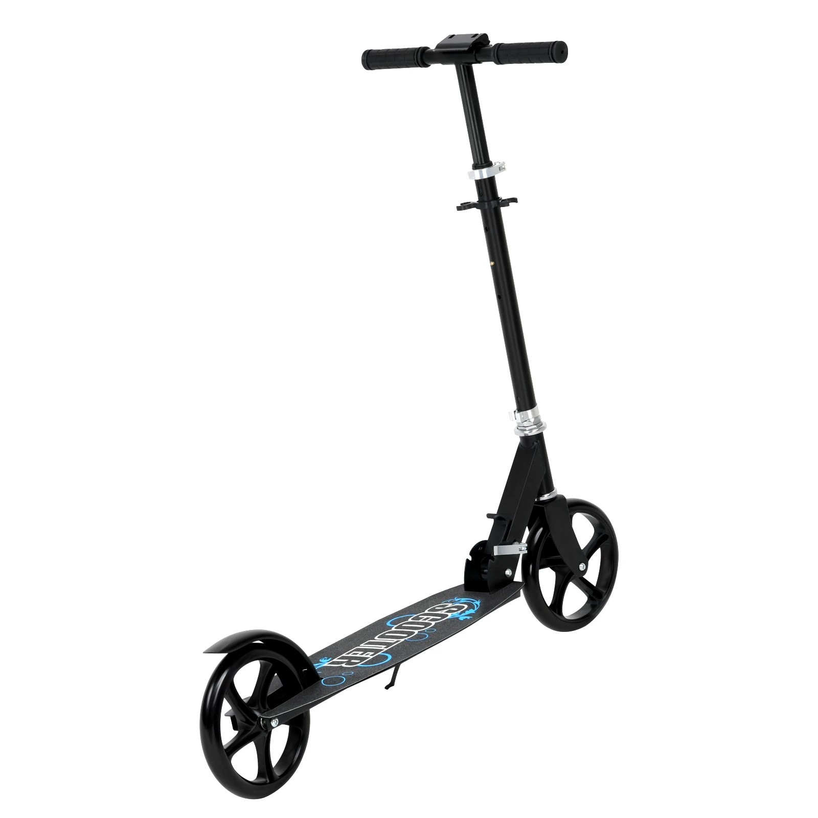 6 Advwin Folding Kids Kick Scooter w/ Big Wheel & Adjustable Height - Blue, 6 of 8