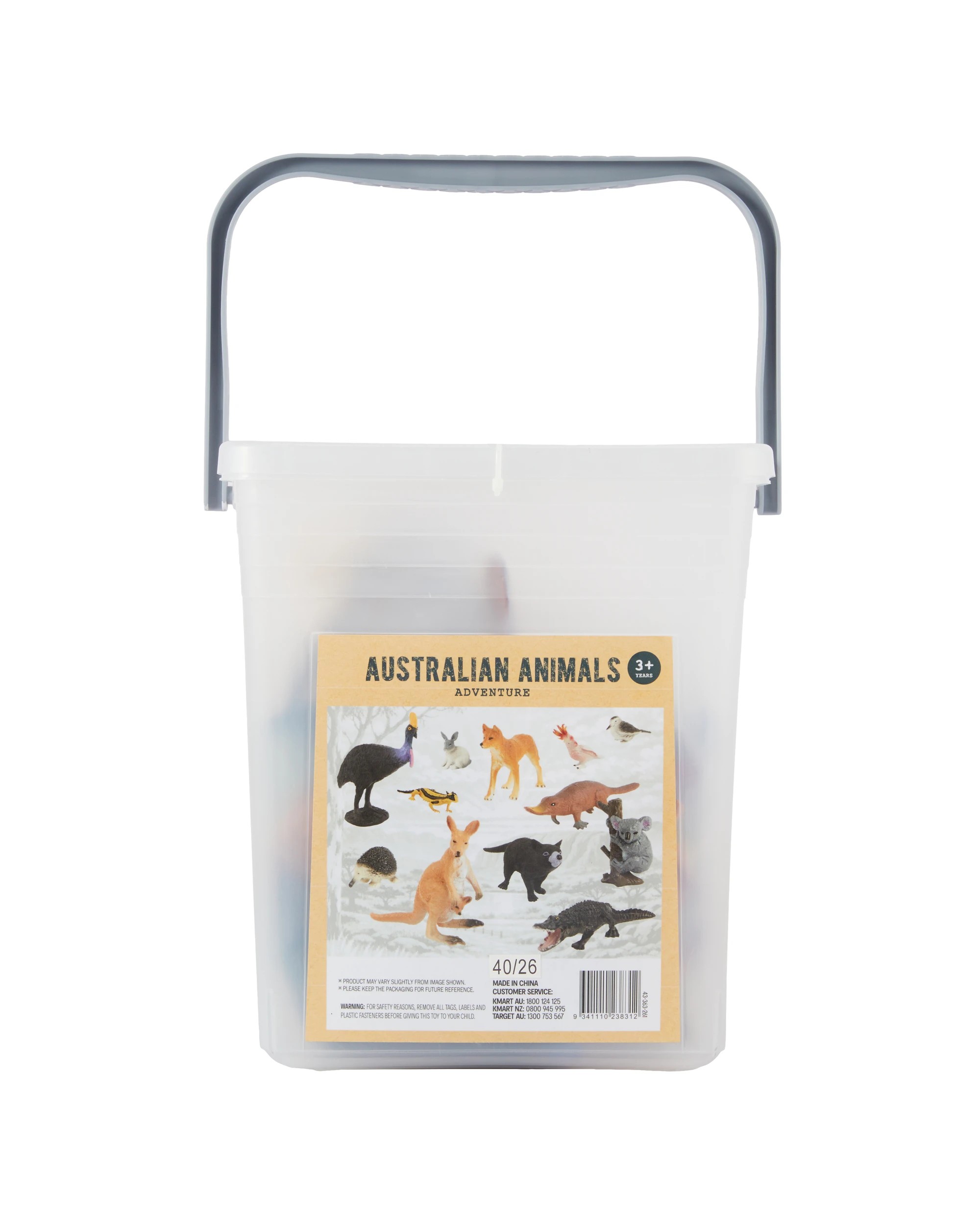 6 60 Piece Australian Animal Bucket Playset, 6 of 6