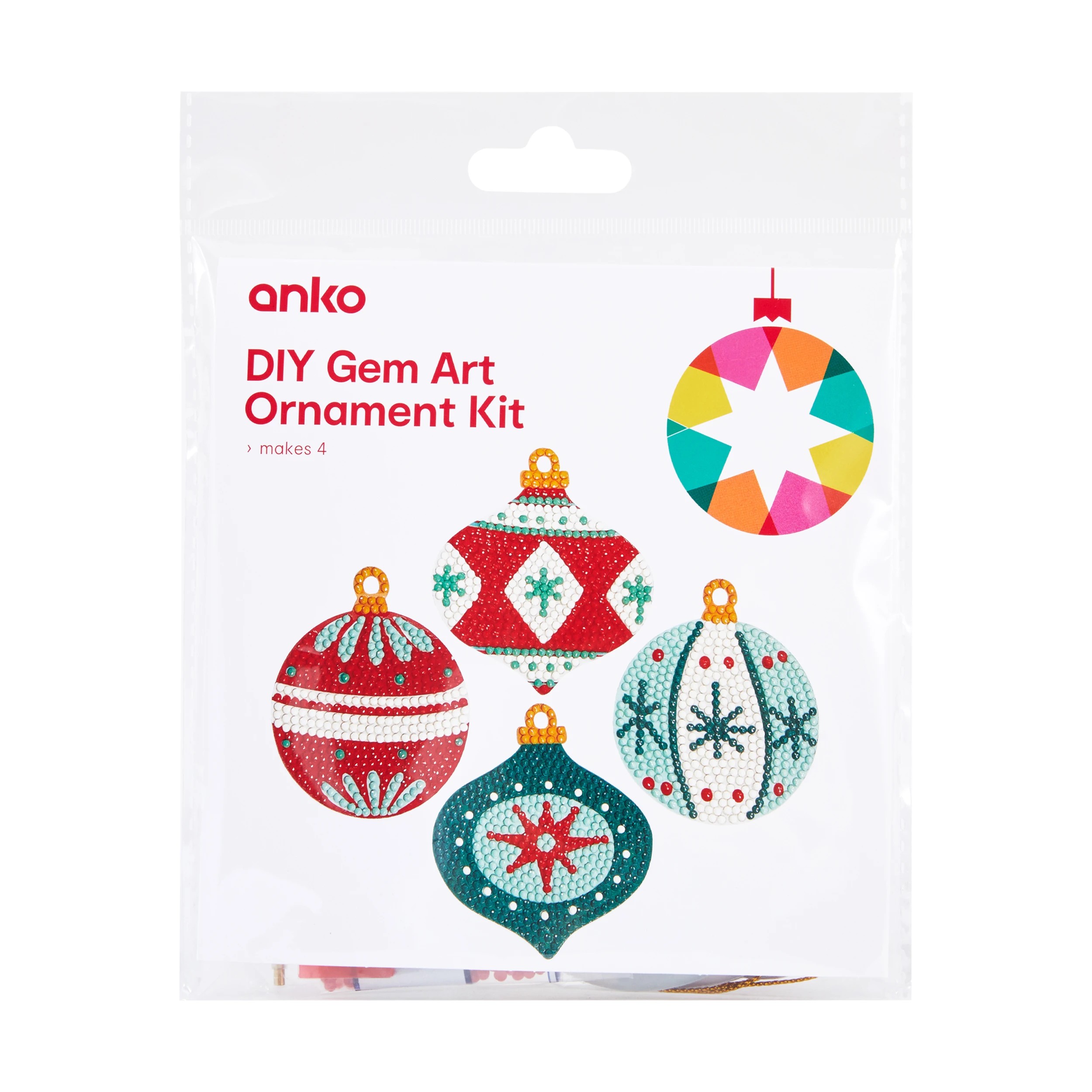 1 DIY Gem Art Ornament Kit, 1 of 3