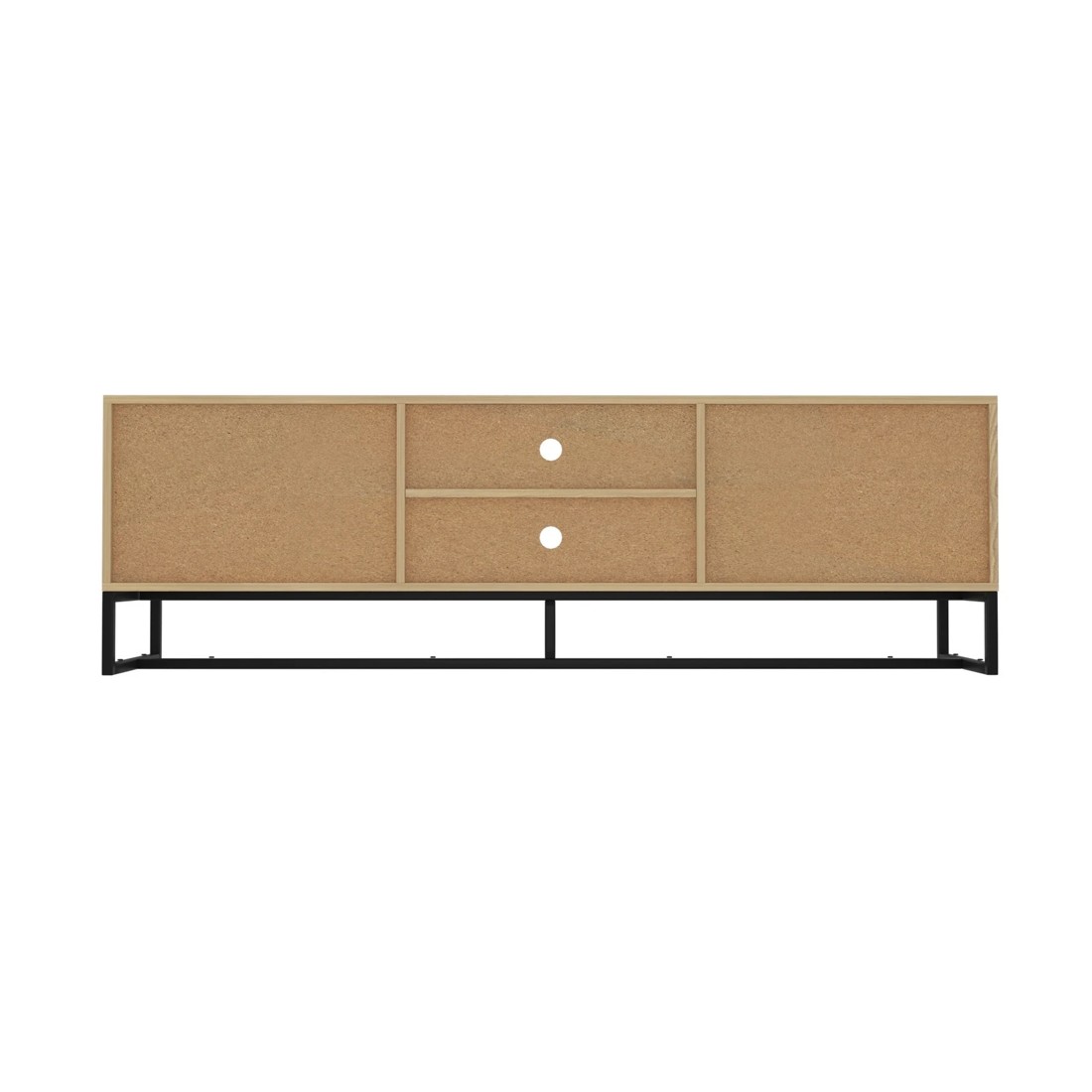 8 Oikiture Entertainment Unit Tv Cabinet 160cm
 - Natural, 8 of 10