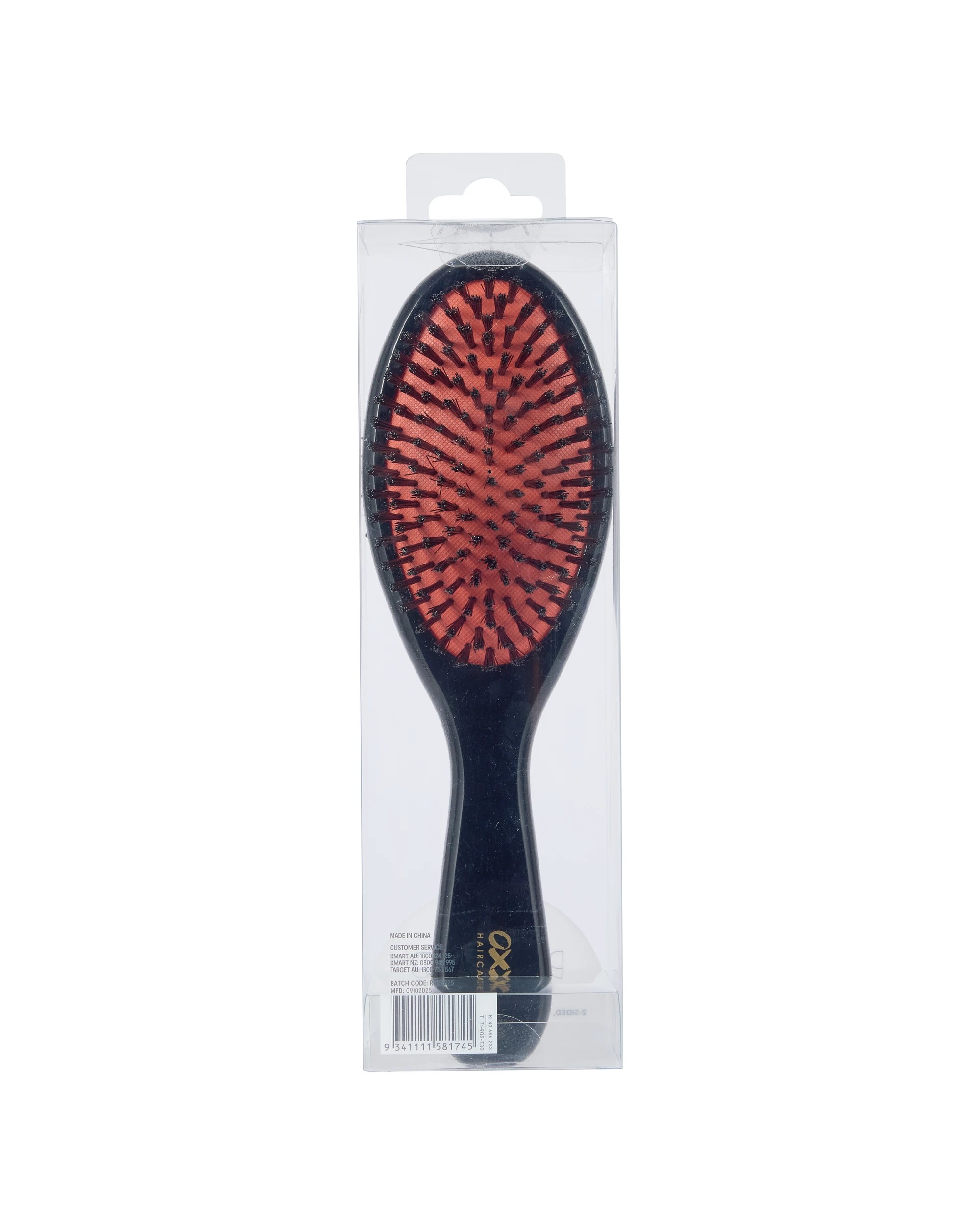 7 OXX Haircare Double Sided Oval Brush - Black and Orange, 7 of 8