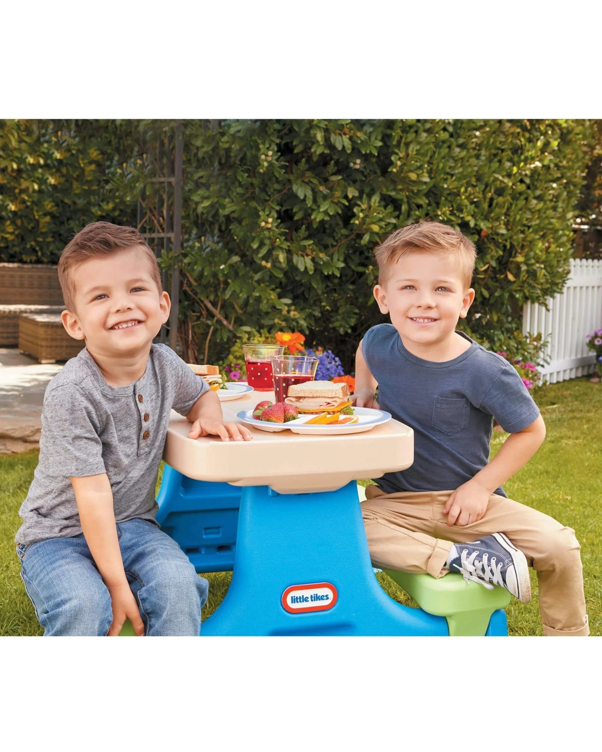 2 Little Tikes Easy Store Jr. Play Table with Umbrella - Multi, 2 of 4