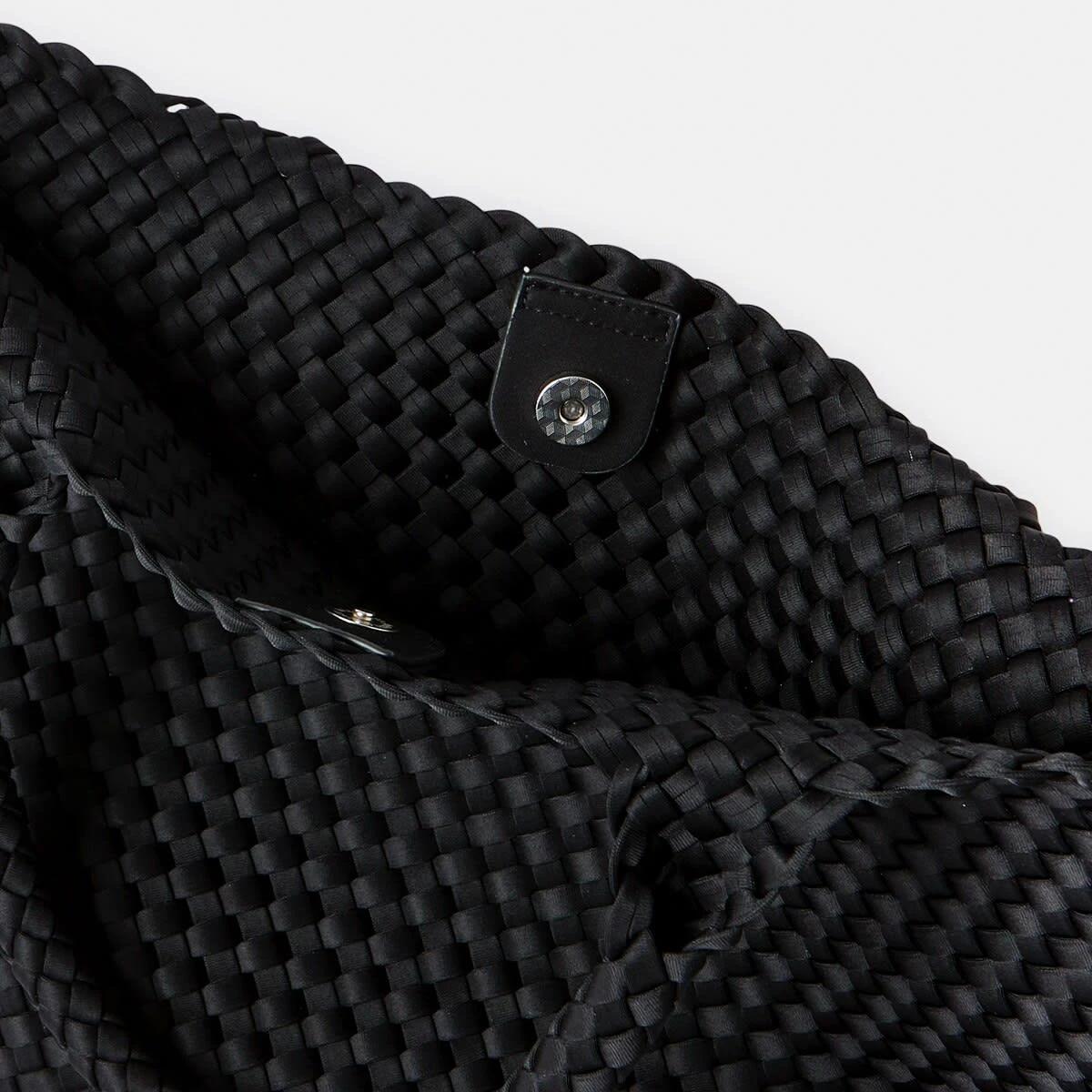 4 Weave Tote Bag BLACK, 4 of 5