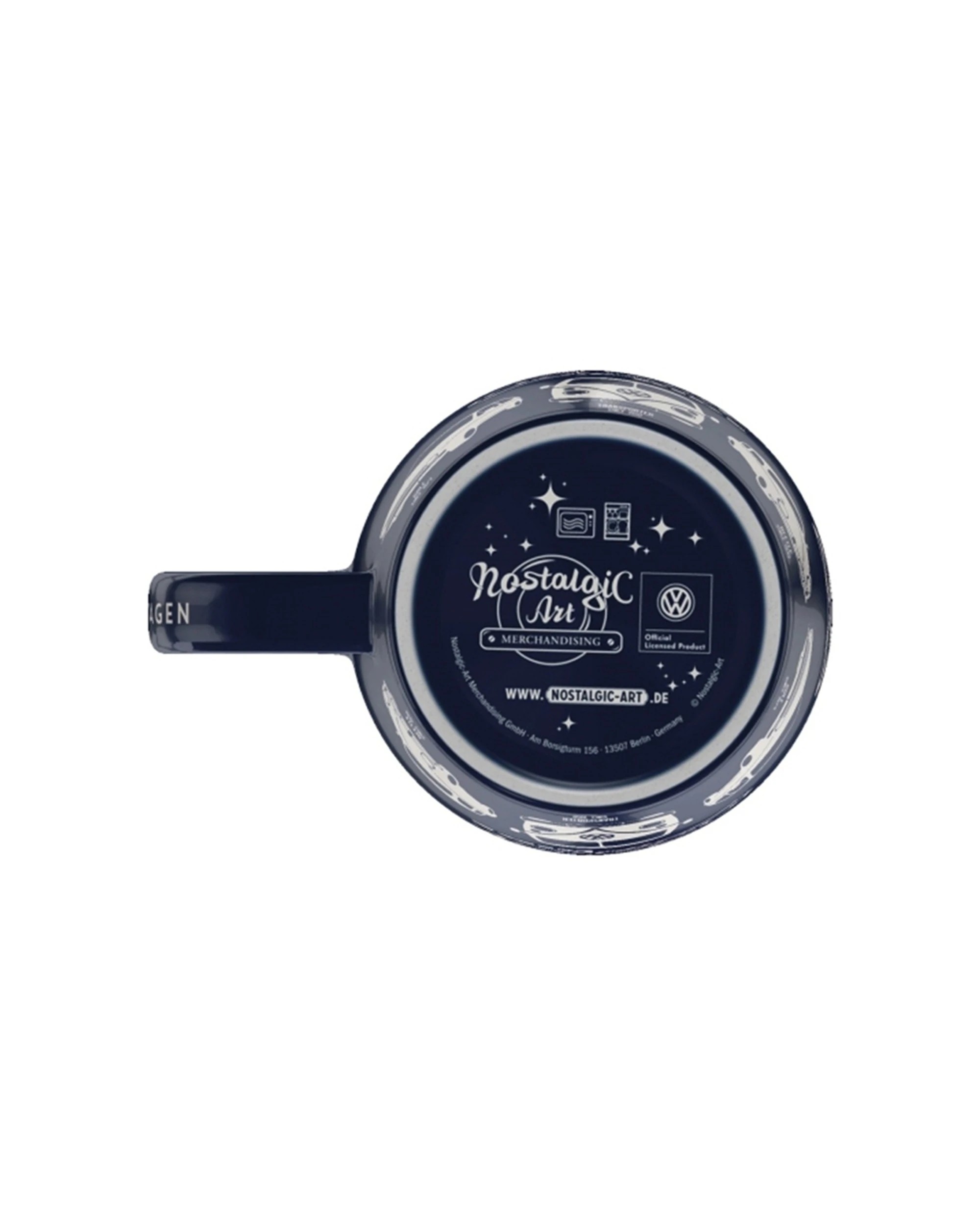 5 Nostalgic-Art 4PK Ceramic Mug 330ml Retro Design - VW The Original Ride - Black, 5 of 5