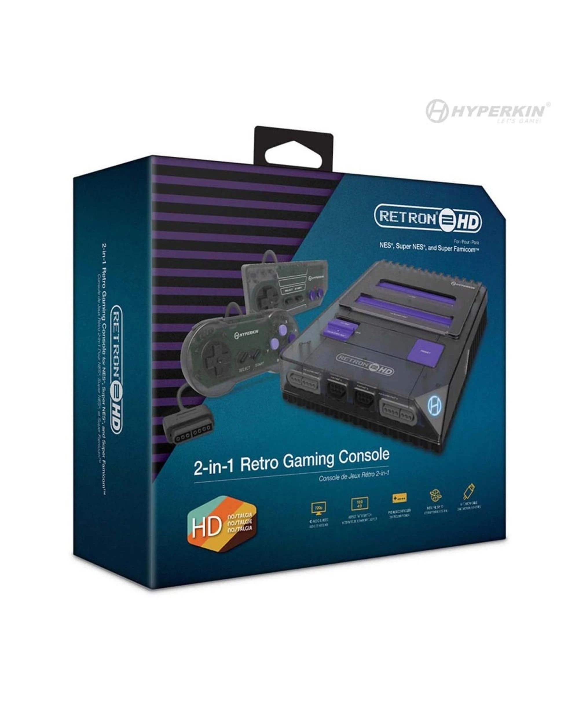 2 Hyperkin RetroN 2 HD Gaming Console - Space Black - Multi, 2 of 7