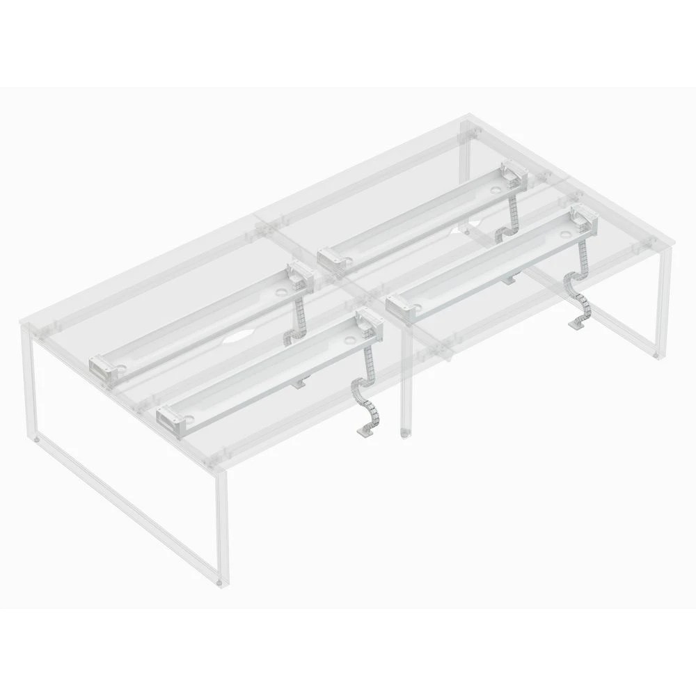 3 Stilford Professional Desk Fixed Cable Tray Office Furnishing Accessories Parts, 3 of 3