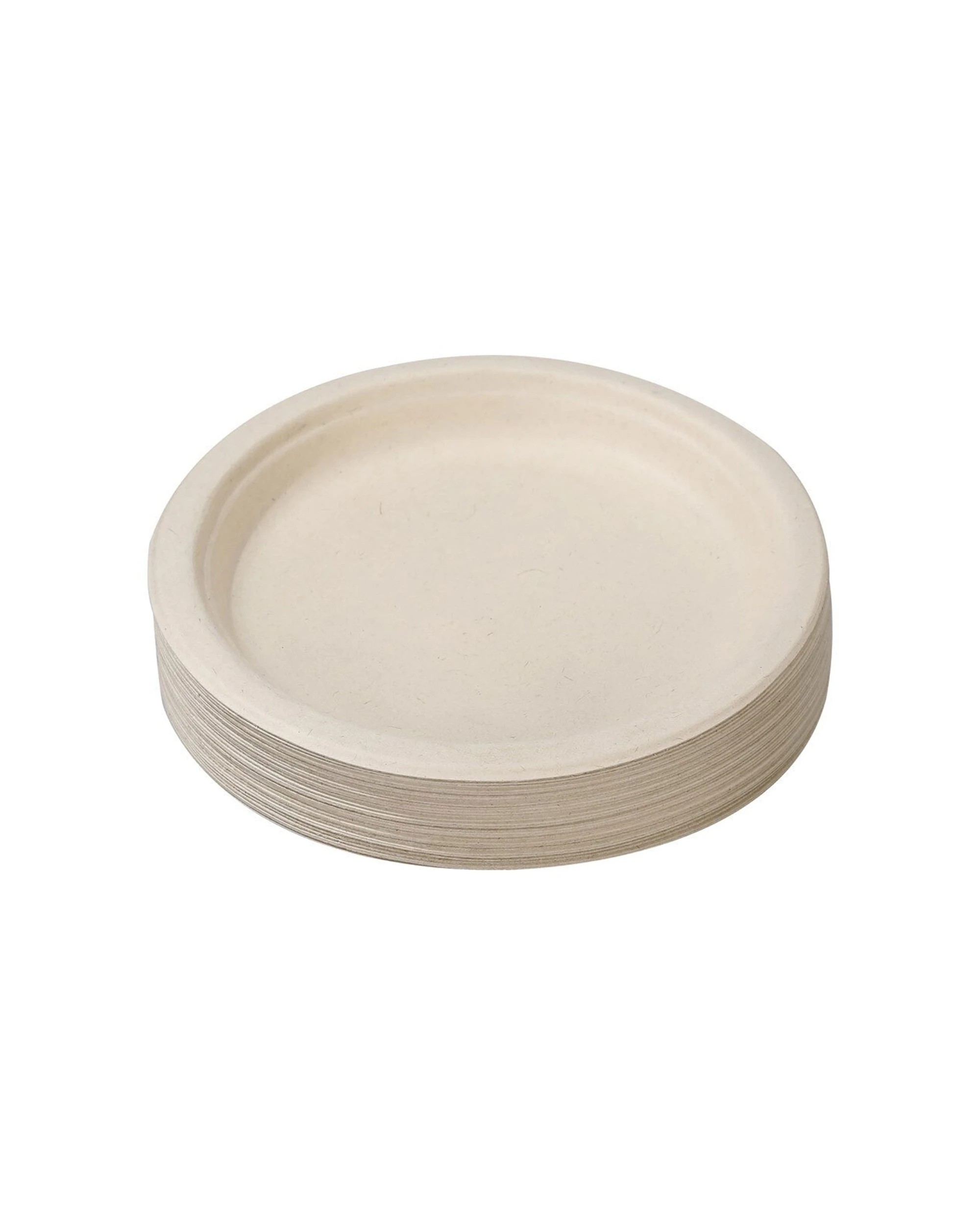 3 30pc Lemon & Lime Eco-friendly/biodegradable Disposable 18cm Side Plate Natural
 - Natural, 3 of 3