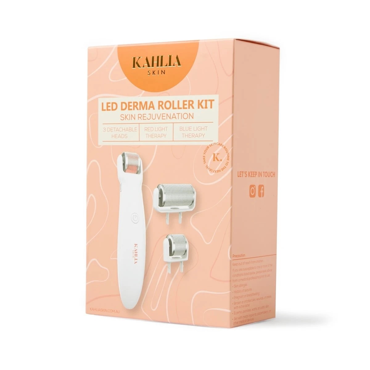 1 Kahlia Skin LED Derma Roller Kit, 1 of 4
