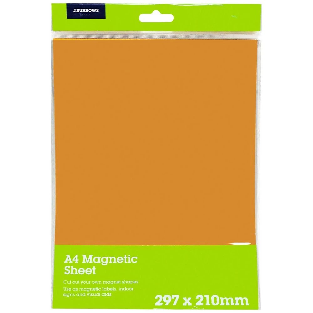 1 J.Burrow A4 Magnetic Sheet Orange, 1 of 2