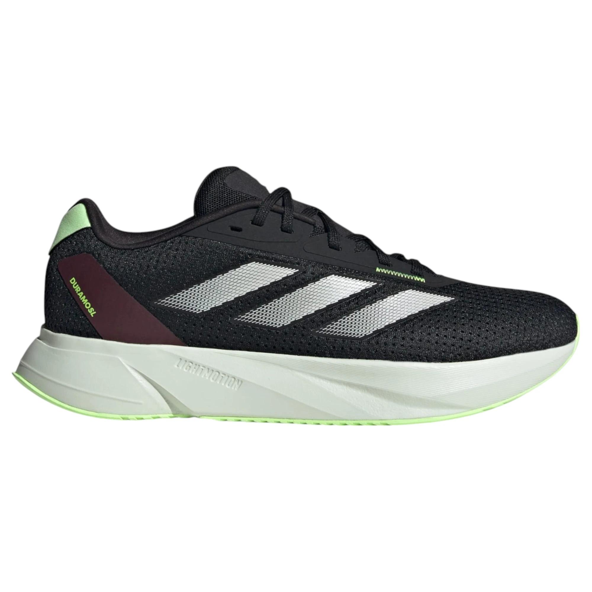 5 Adidas Mens Duramo SL Black Multi Athletic Running Shoes BLACK, 5 of 7