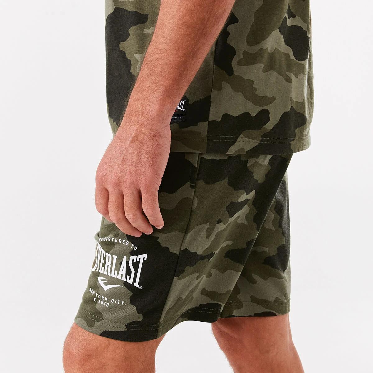 2 Everlast Mens Camo Shorts Olive Camo, 2 of 6