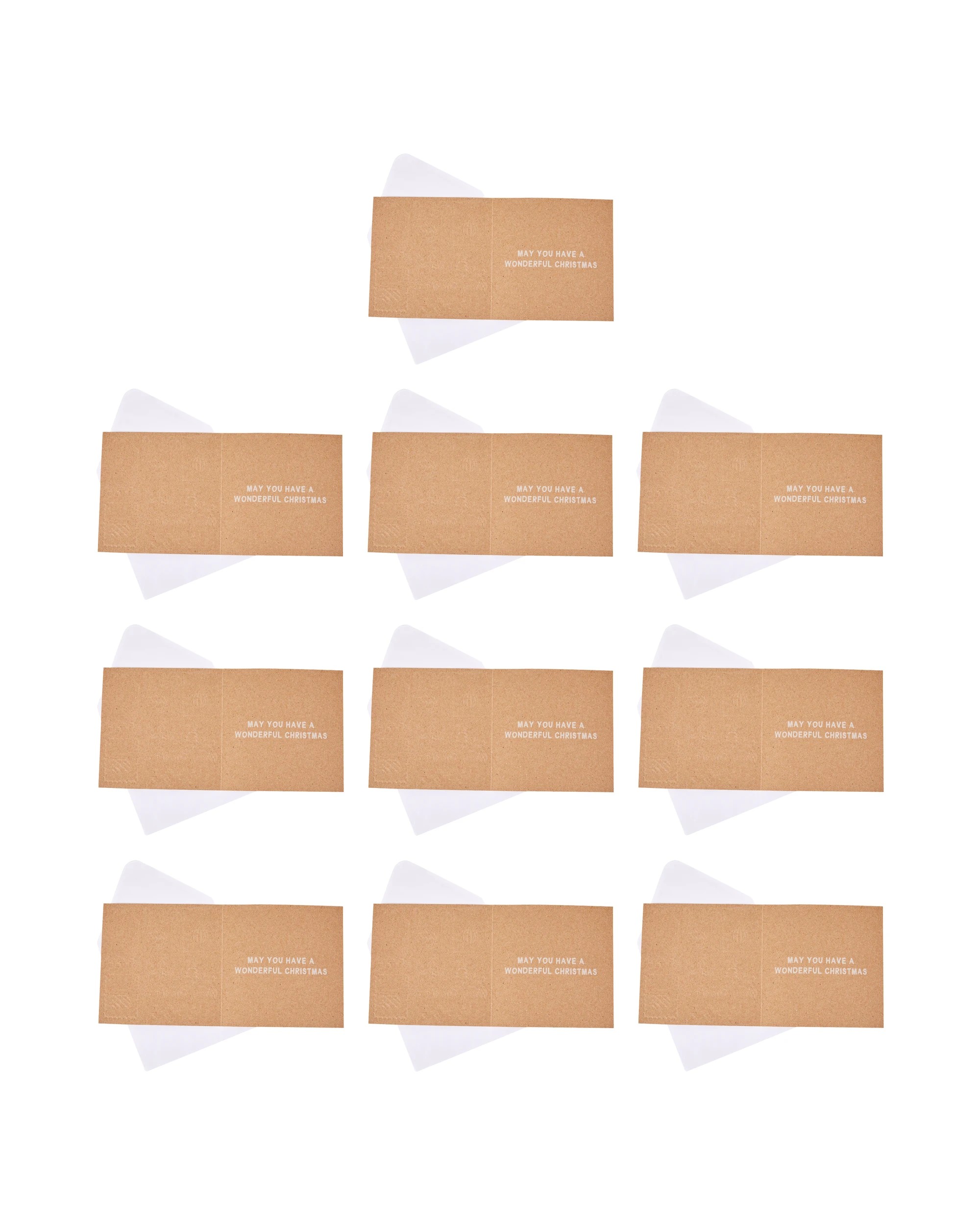 2 10 Pack Icons Square Christmas Cards, 2 of 5