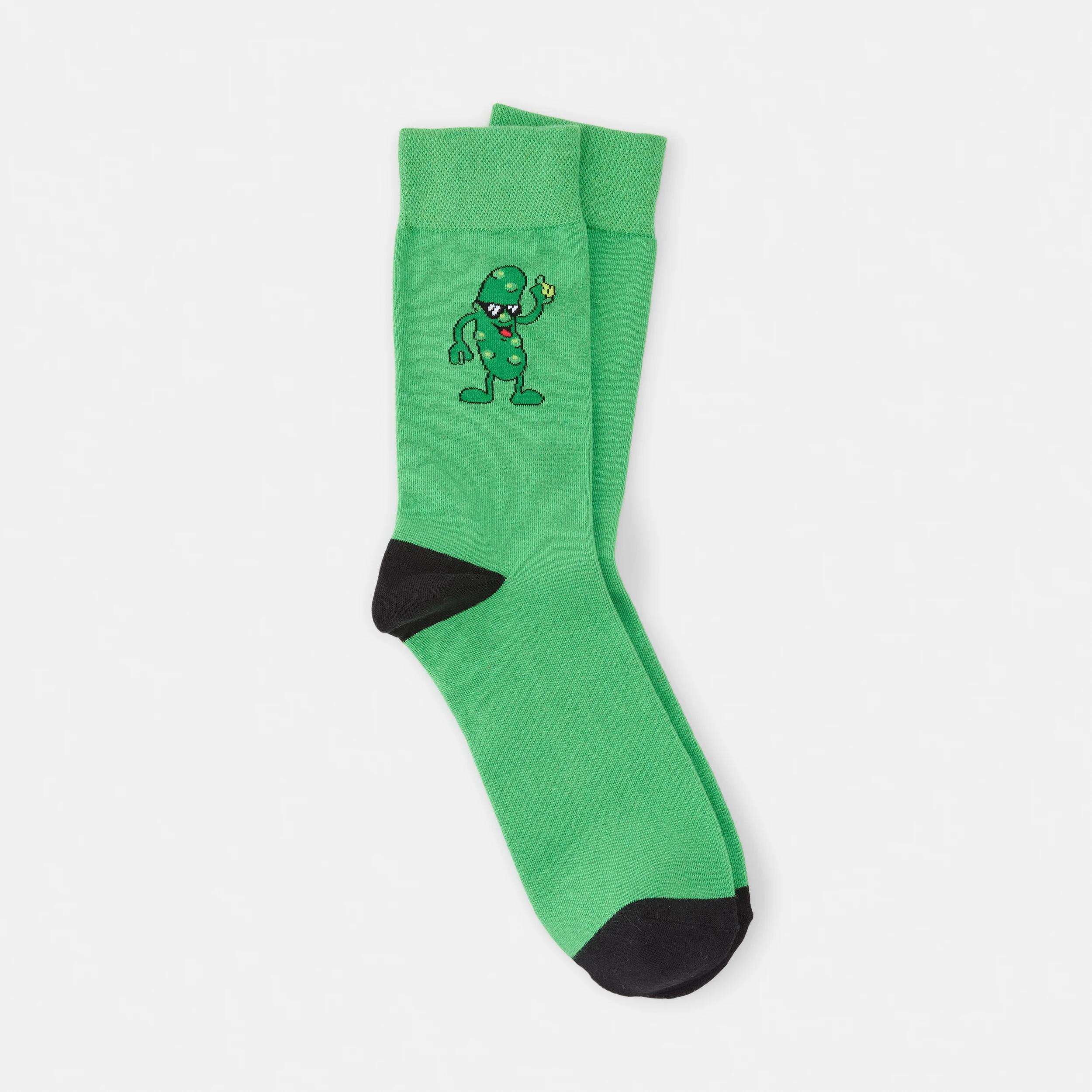 3 4 Pack Novelty Socks BIG DILL, 3 of 6