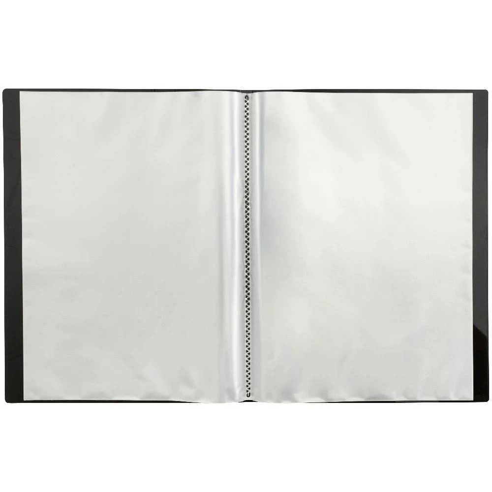 2 King Jim Fixed Display Book 10 Pockets Gloss Black, 2 of 3