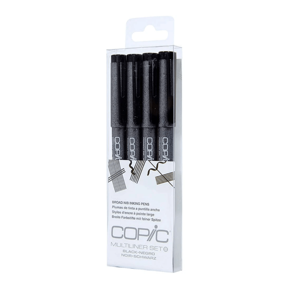 1 Copic Multiliner Marker Broad Nib 4 Pack, 1 of 2