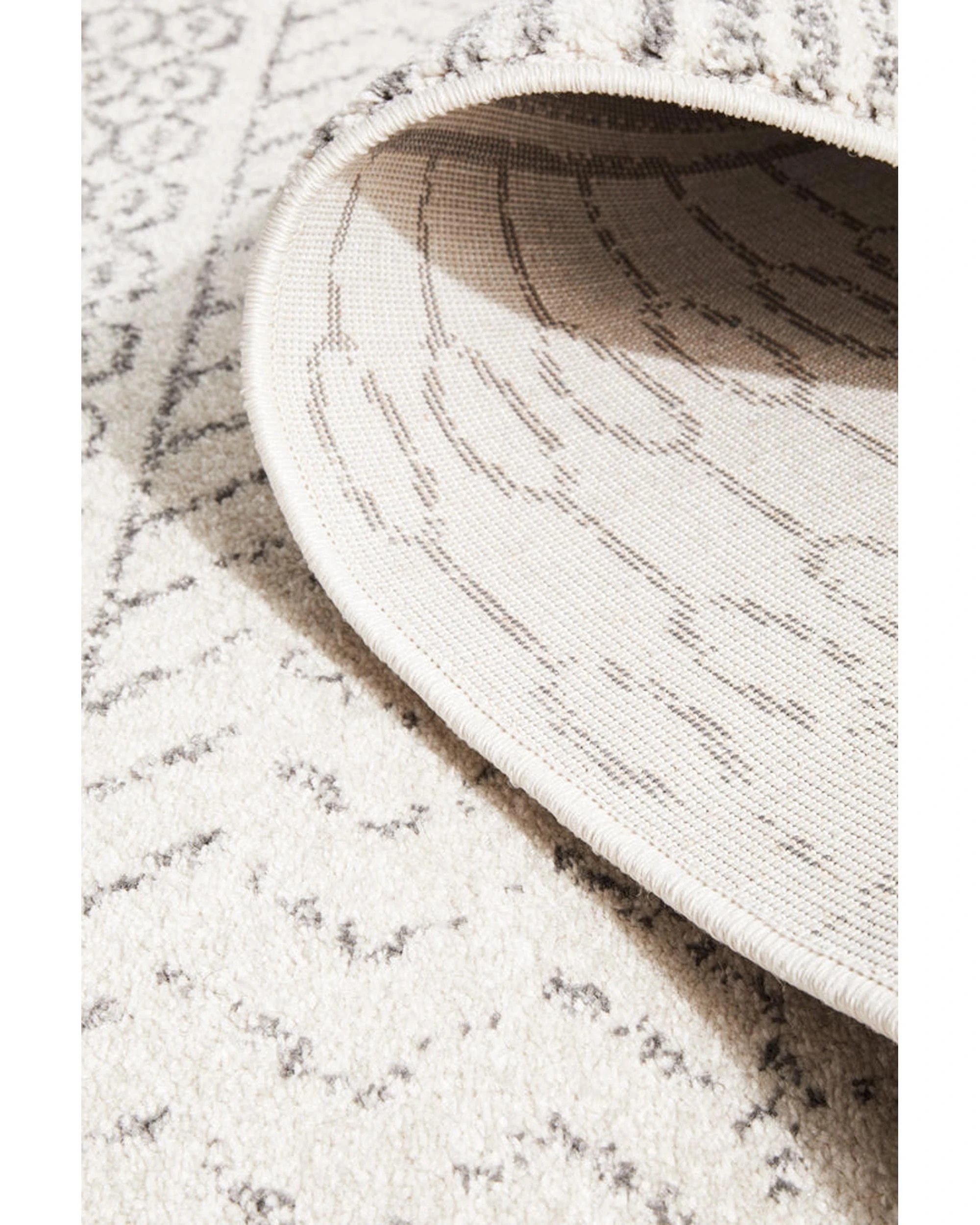 9 Common Ground Rugs Lustre Harper 300x80 cm Rug - Silver, 9 of 9