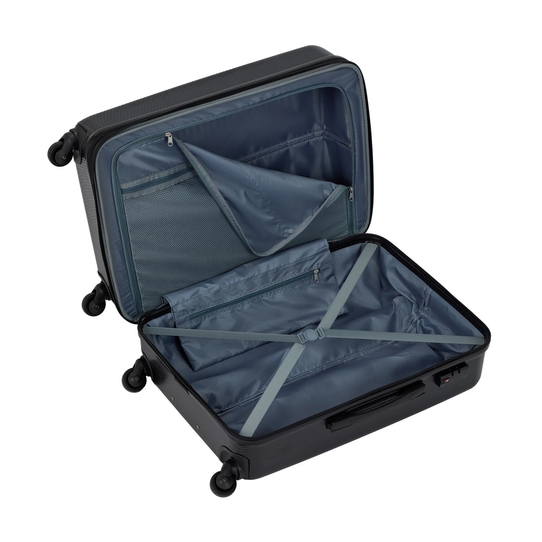 3 61cm Albany Hard Case 4 Wheels - Graphite, 3 of 8