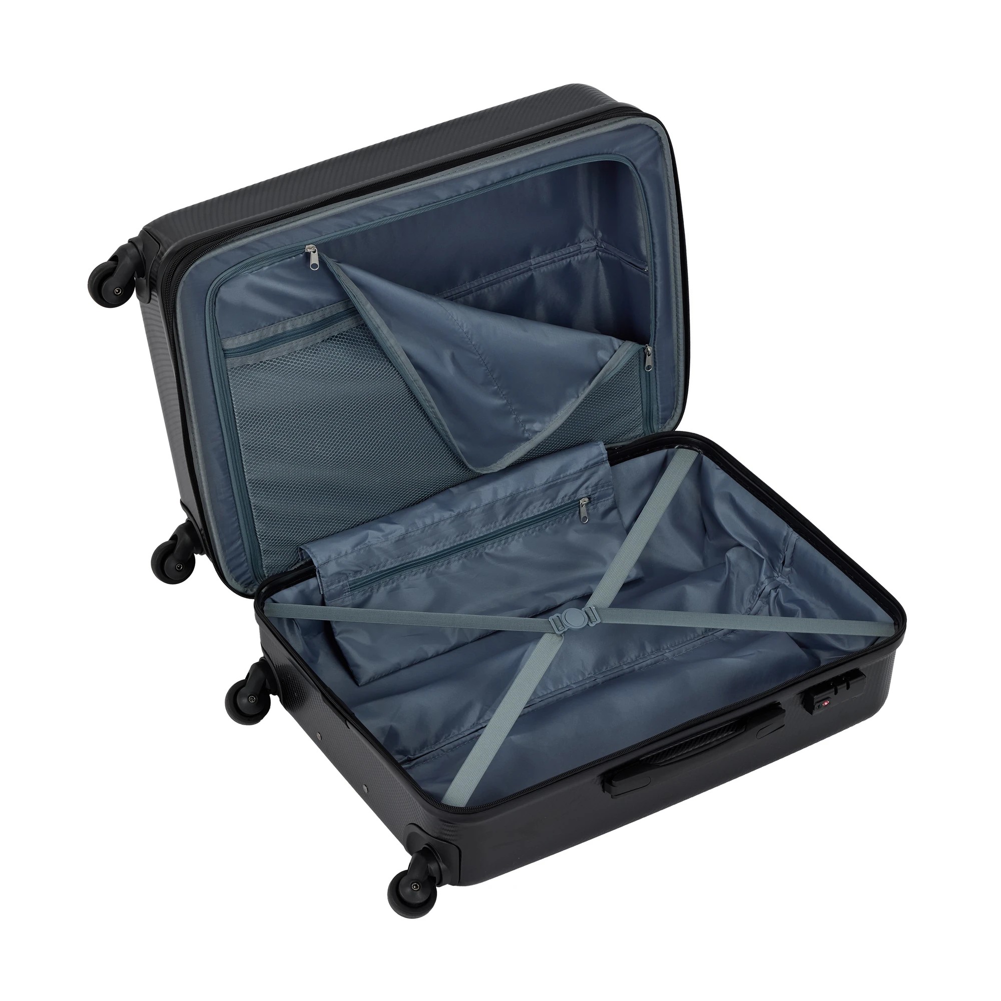 3 61cm Albany Hard Case 4 Wheels - Graphite, 3 of 8