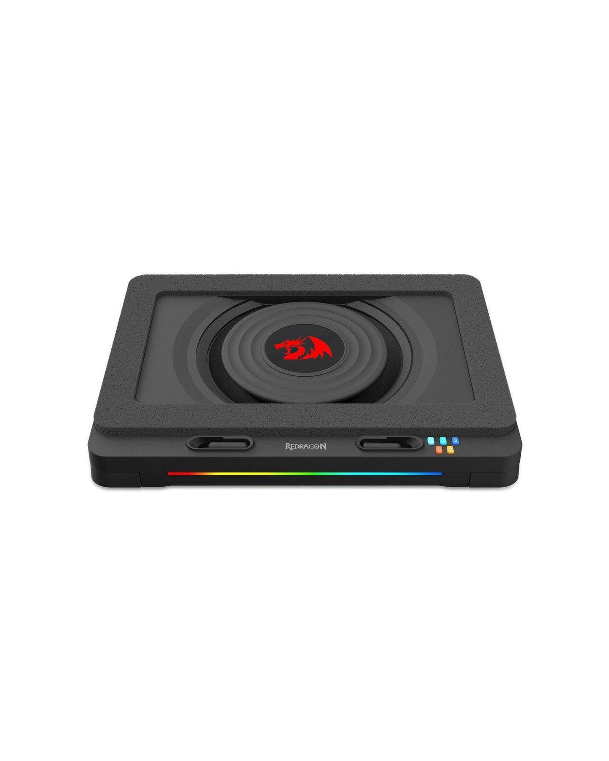 4 Redragon GCP512 Windseek TurboFan Laptop Cooling Stand - Black, 4 of 9