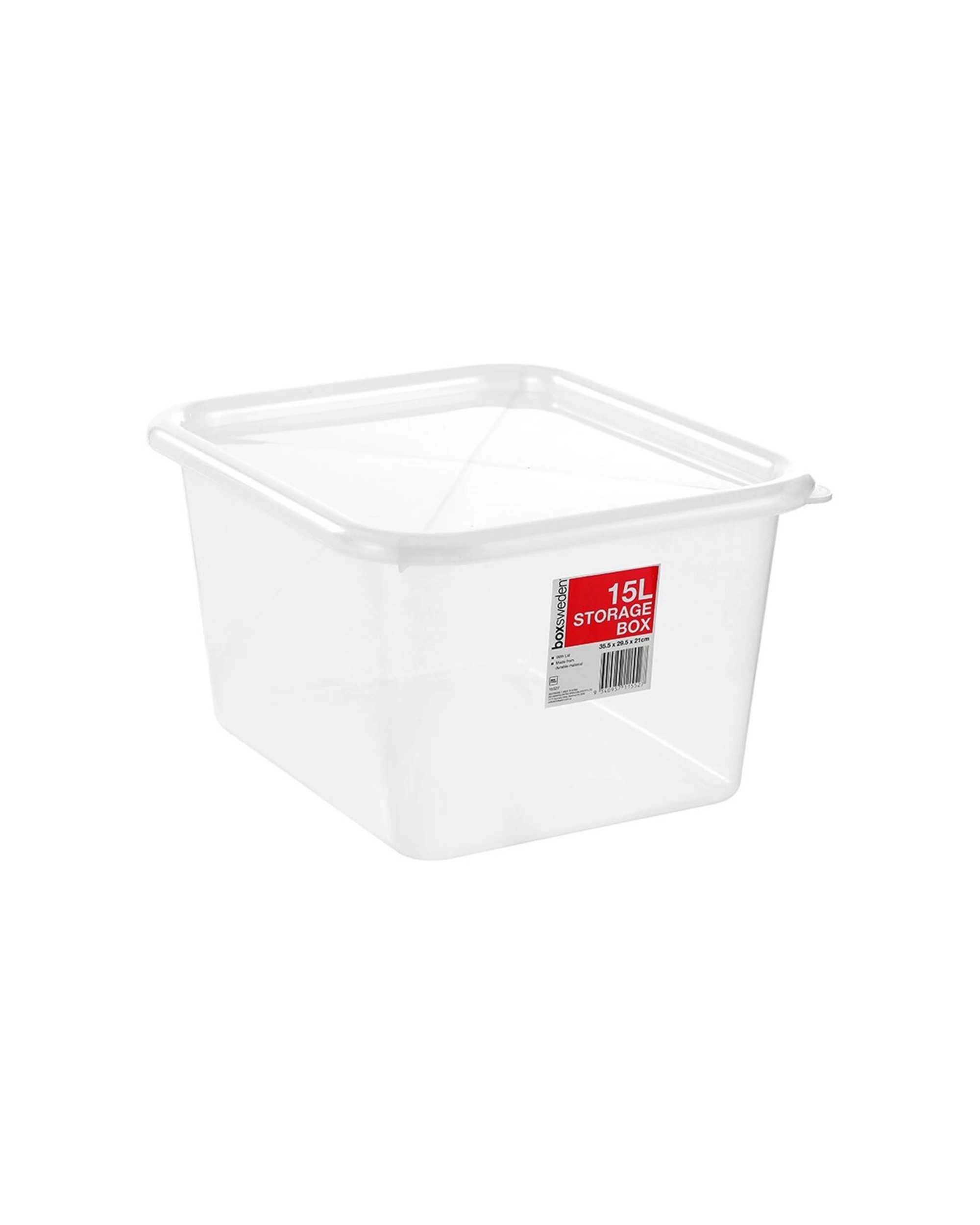 2 Boxsweden Storage Box 15L Secure Lid - Durable Plastic - Assorted, 2 of 5
