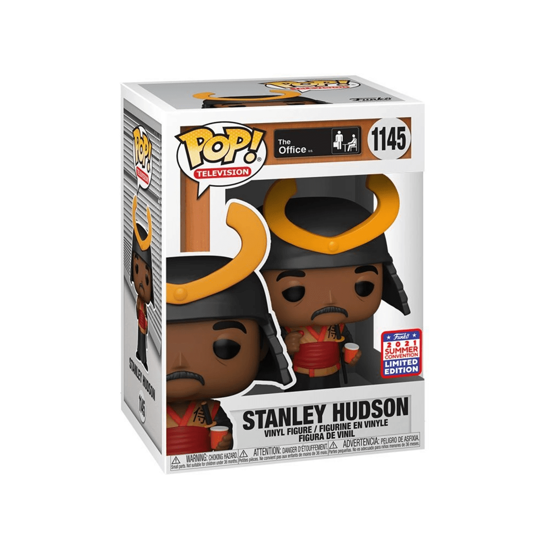 3 Pop Vinyl Figurine The Office - Stanley Hudson Warrior SDCC 2021 10cm. - Multi, 3 of 3