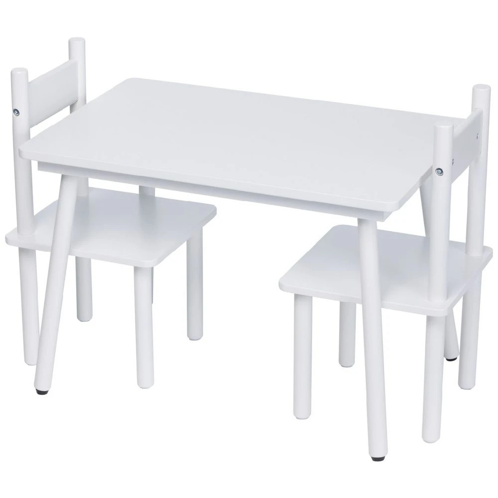 2 Kadink Nix Kids Table and Chairs Set White, 2 of 10