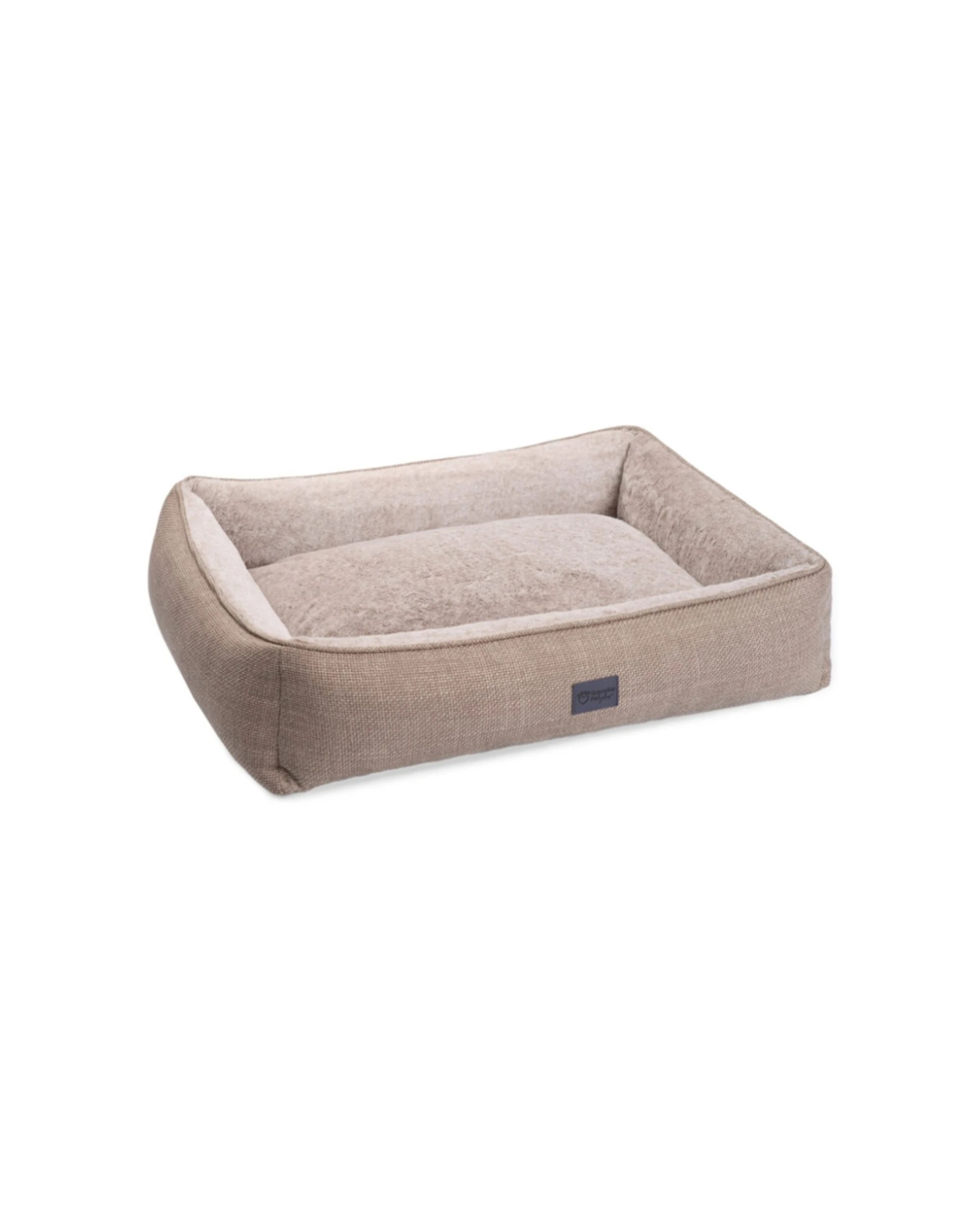 2 Superior Pet Essentials Dog Lounger Plush Comfort Bed Puppacino Jumbo - Beige, 2 of 4