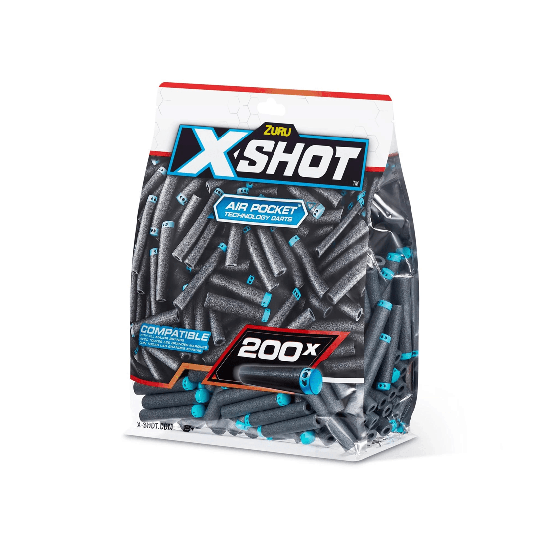 3 XSHOT Excel Darts Refill Pack (200 Darts) by ZURU - Grey, 3 of 8