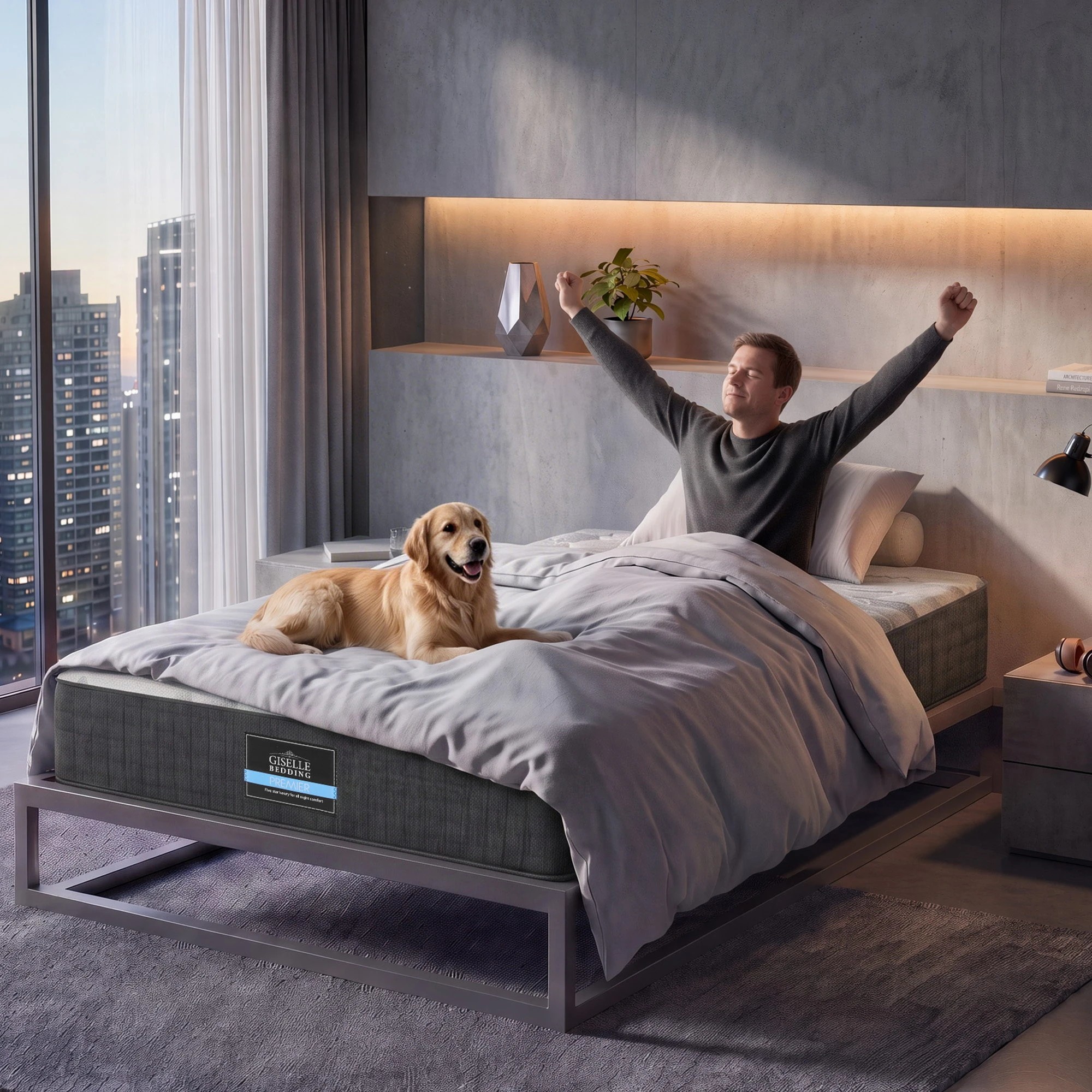8 Giselle Bedding 30cm Mattress with Edge Support and 5-Zone Comfort - Single Bed - Multi, 8 of 9