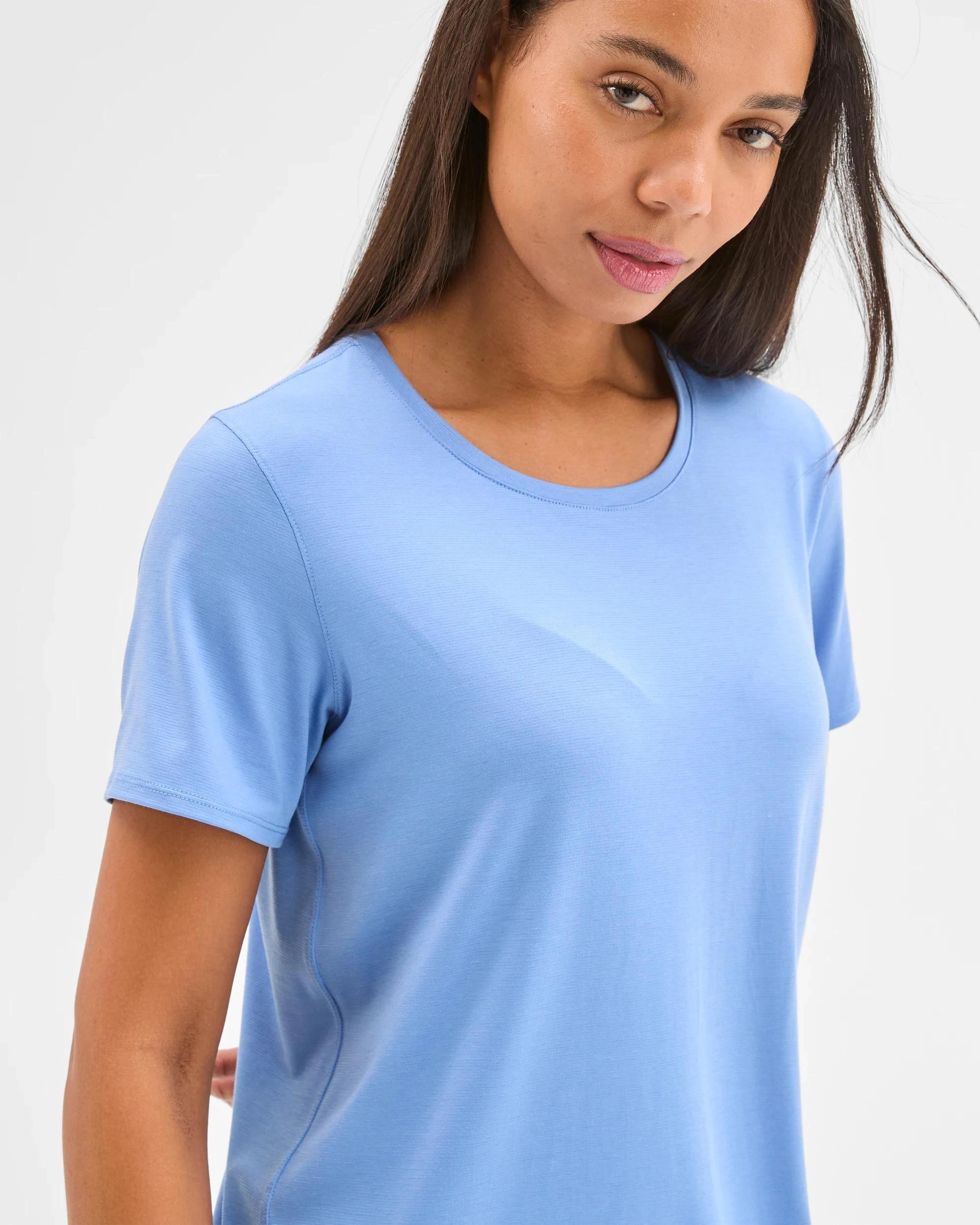 5 Target Active Twist Back Running T-Shirt SKY, 5 of 8