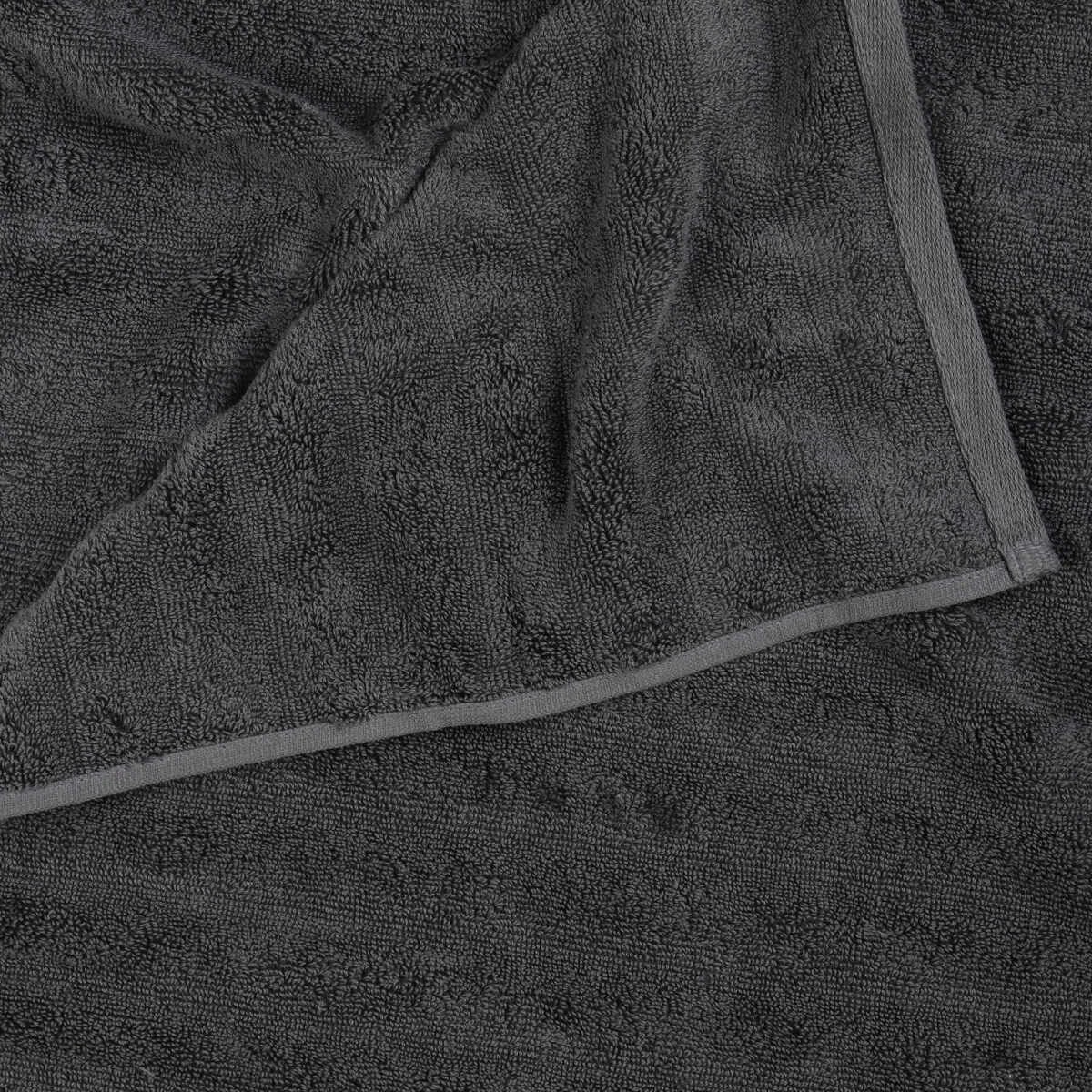 2 Thick Ribbed Australian Cotton Bath Towel - Grey, 2 of 5