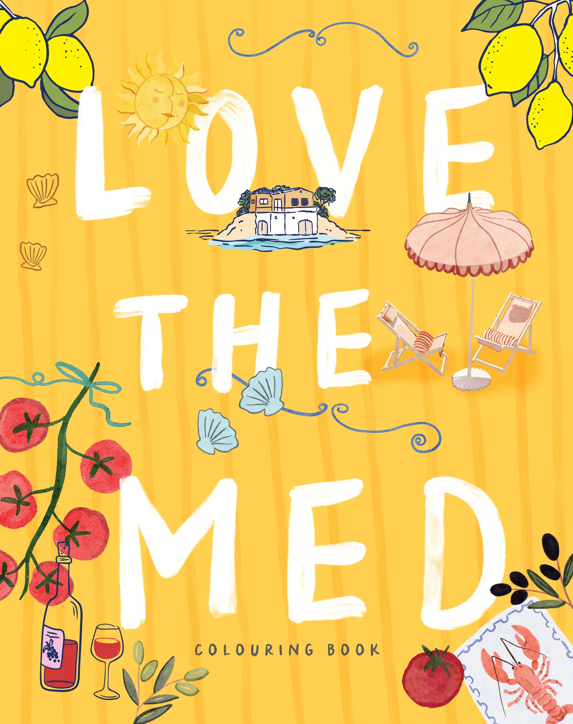 2 Love the Med Colouring Book, 2 of 6