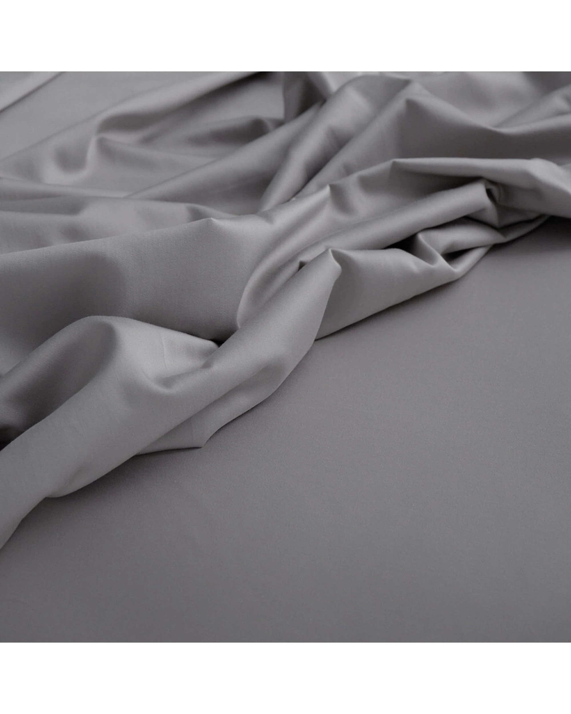 2 Canningvale Carrara Bed Fitted Sheet Set Alessia Bamboo Cotton - Queen Bed - Grey, 2 of 4