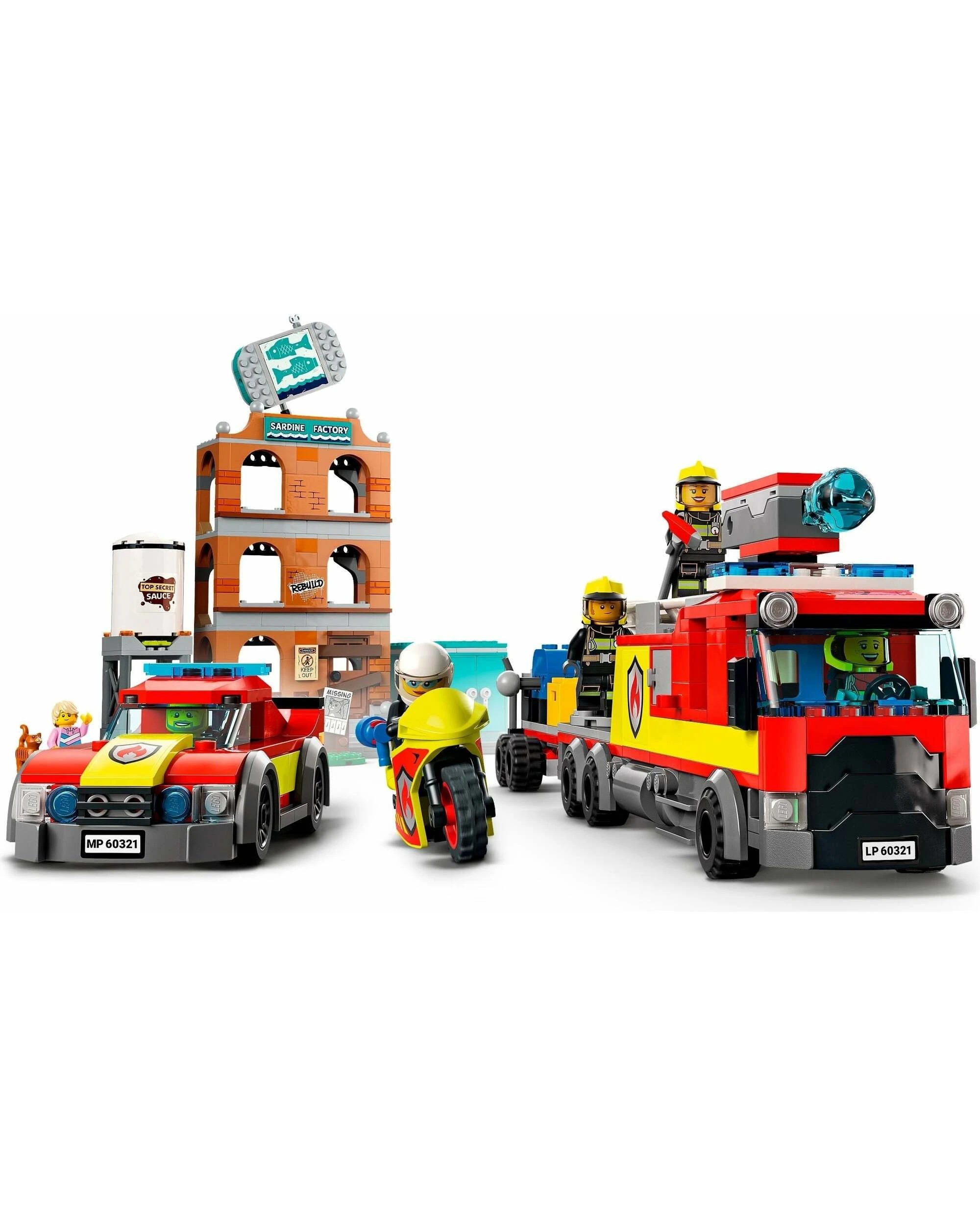 3 LEGO CITY 60321 : Fire Brigade - Retired, 3 of 5